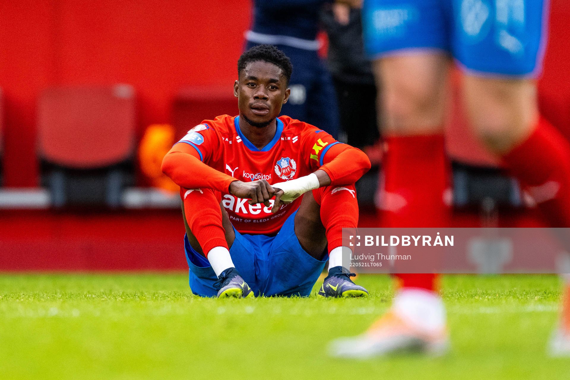 Helsingborgs Joseph Amoako deppar
