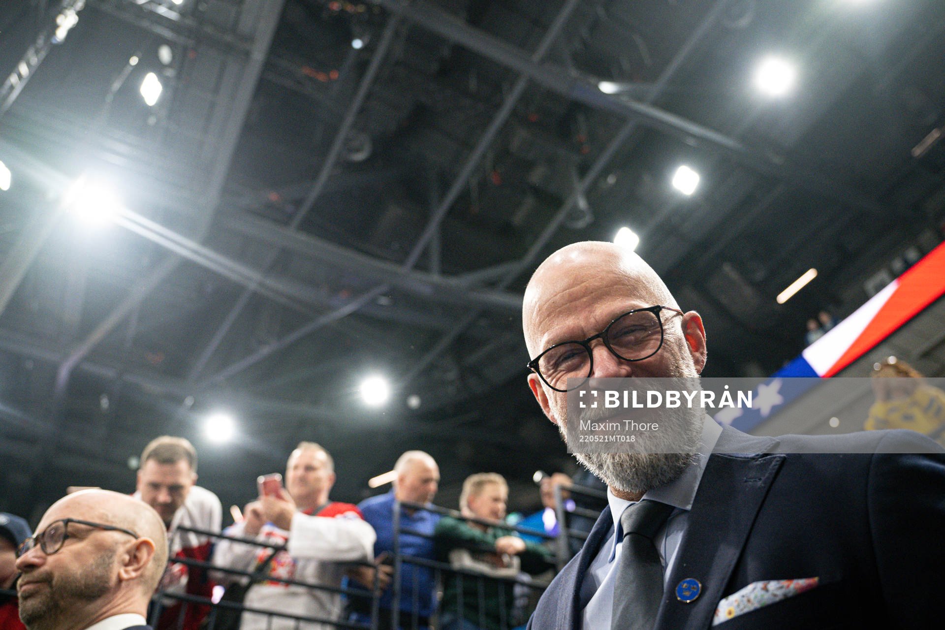 Assistant coach Markus Åkerblom of Sweden