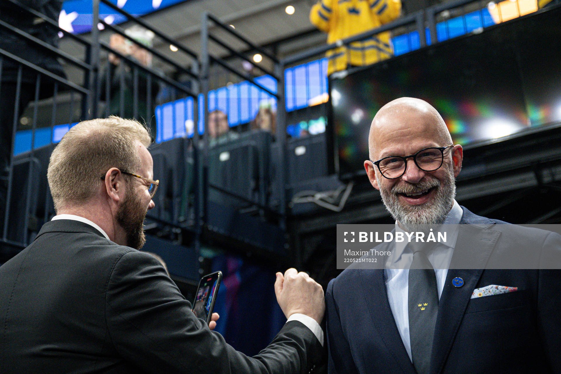Assistant coach Markus Åkerblom of Sweden