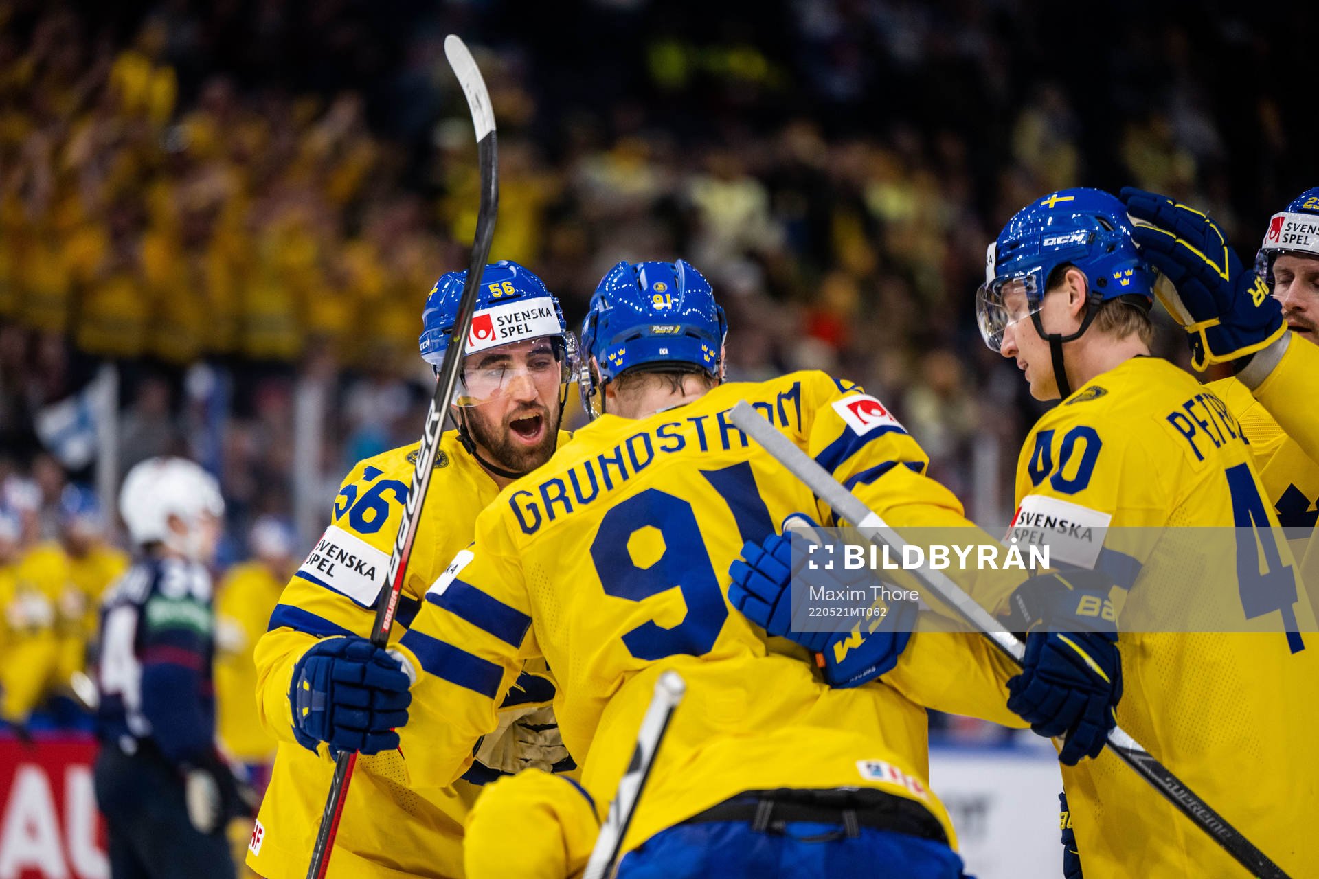 Carl Grundström, Erik Gustafsson and Jacob Peterson of