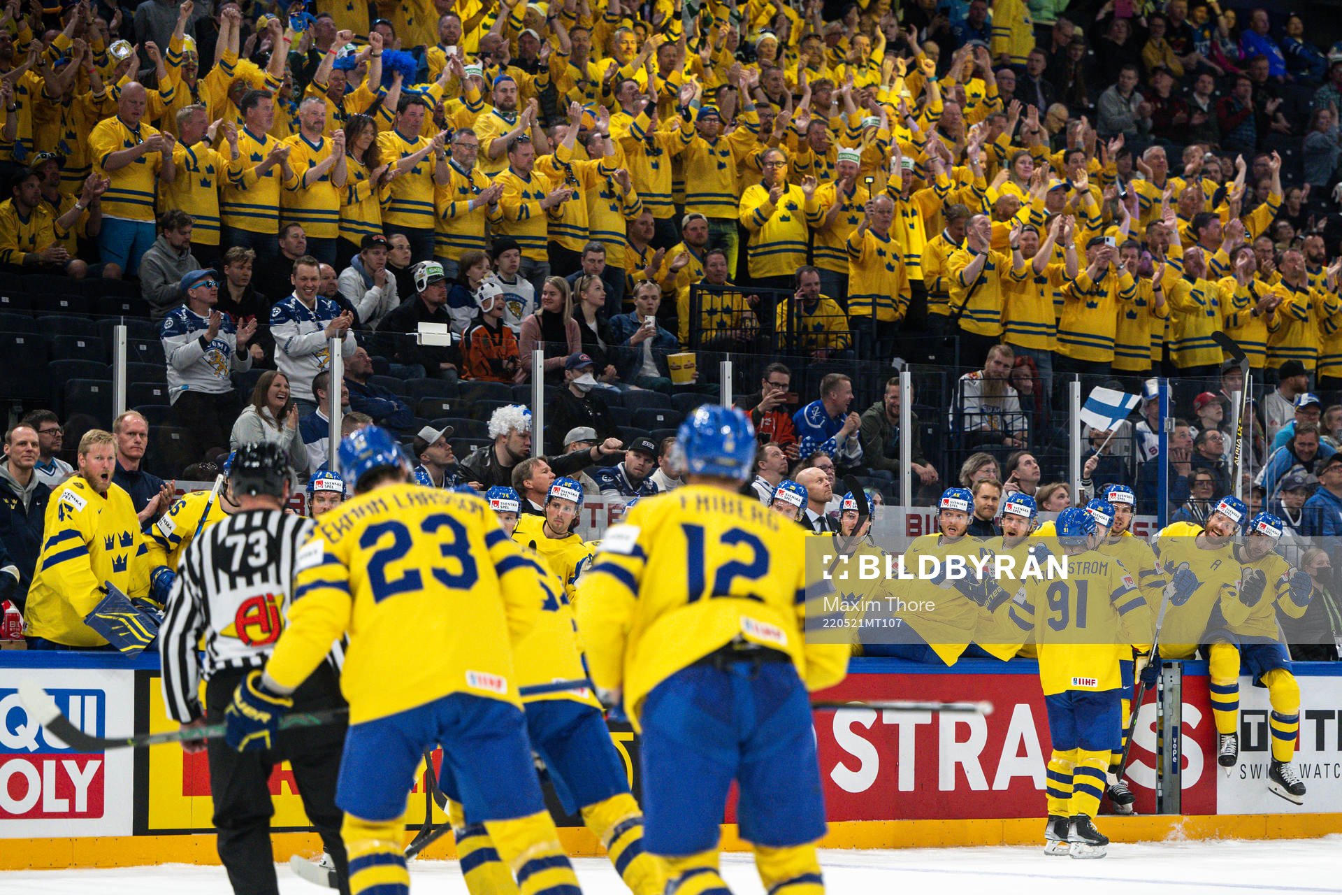 during the 2022 IIHF Ice Hockey World Championship game