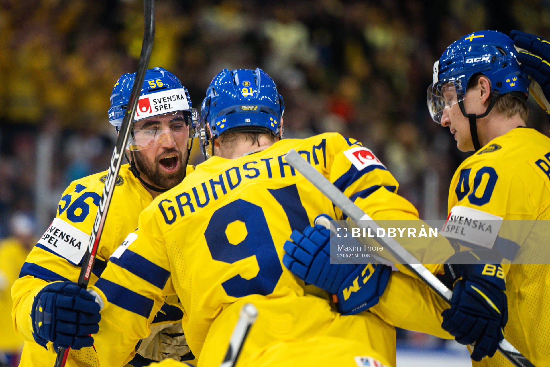 Carl Grundström, Erik Gustafsson and Jacob Peterson of