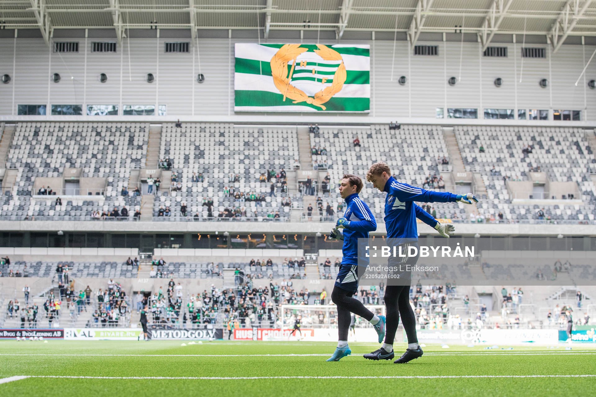 IFK Norrköpings målvakt Julius Lindgren och målvakt Otto