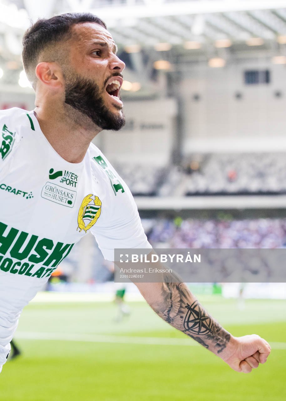 Hammarbys Mohanad Jeahze jublar
