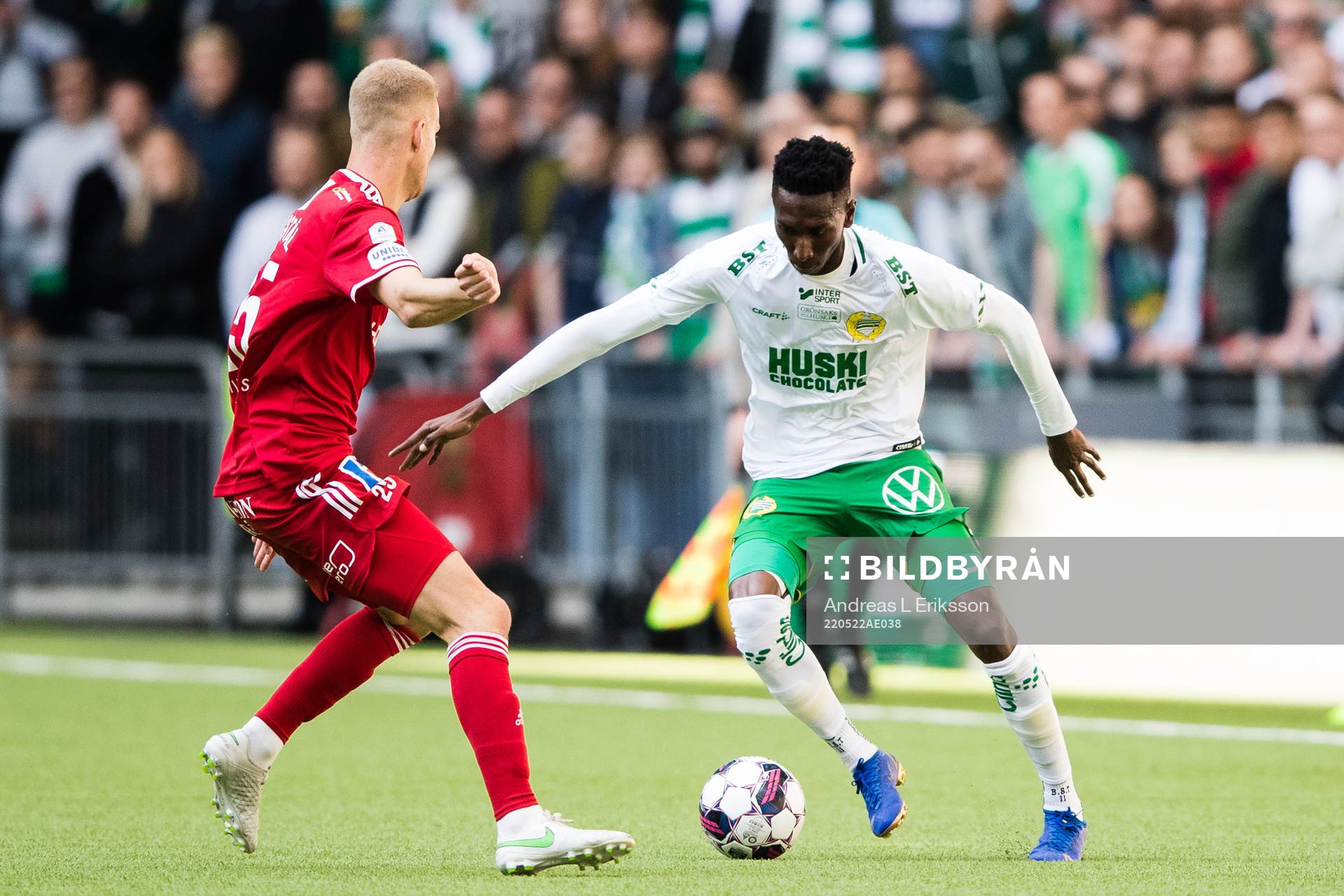 IFK Norrköpings Filip Dagerstål och Hammarbys Bubacarr