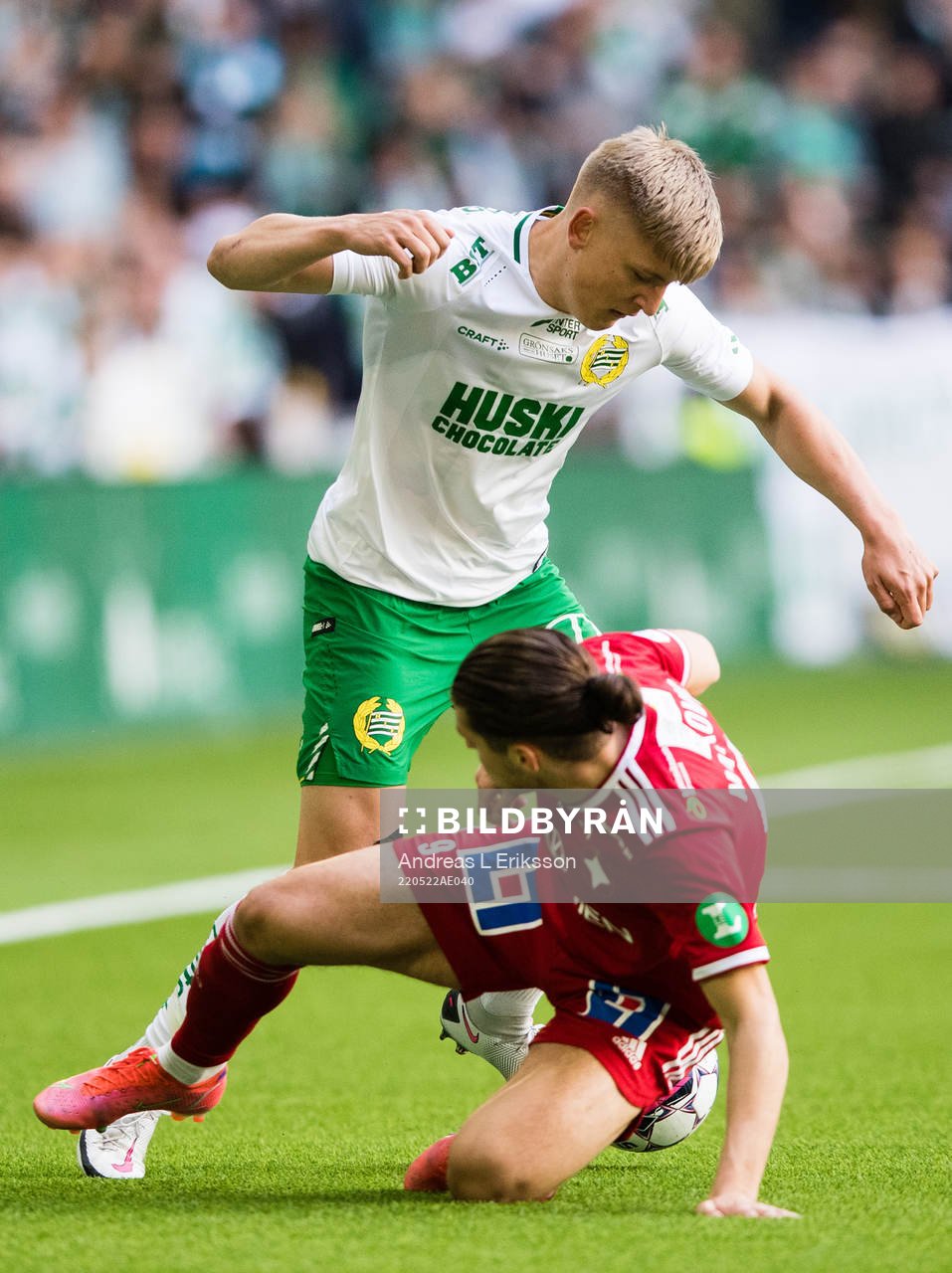 Hammarbys Dennis Collander och IFK Norrköpings Eman