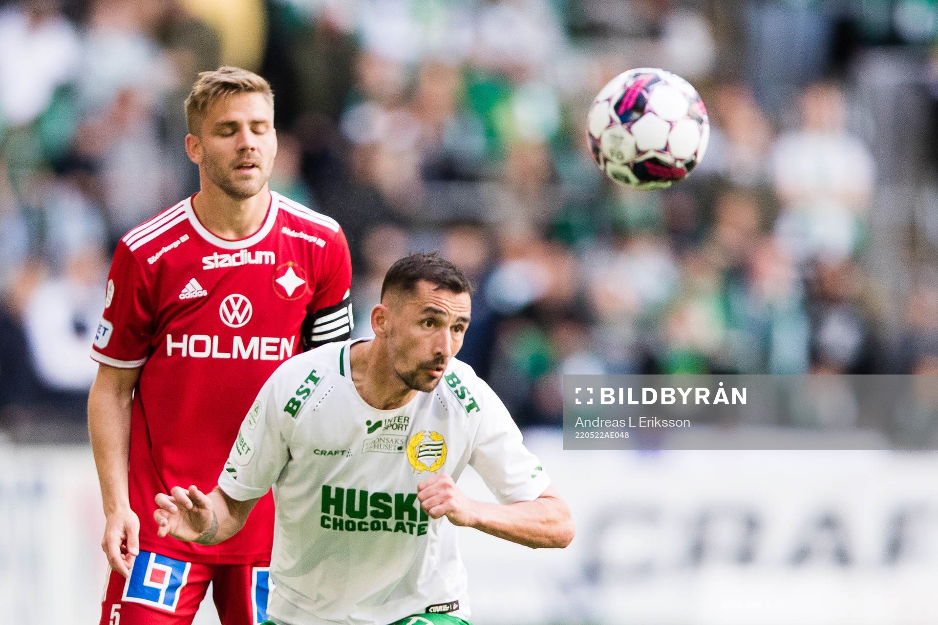 IFK Norrköpings Christoffer Nyman och Hammarbys Loret