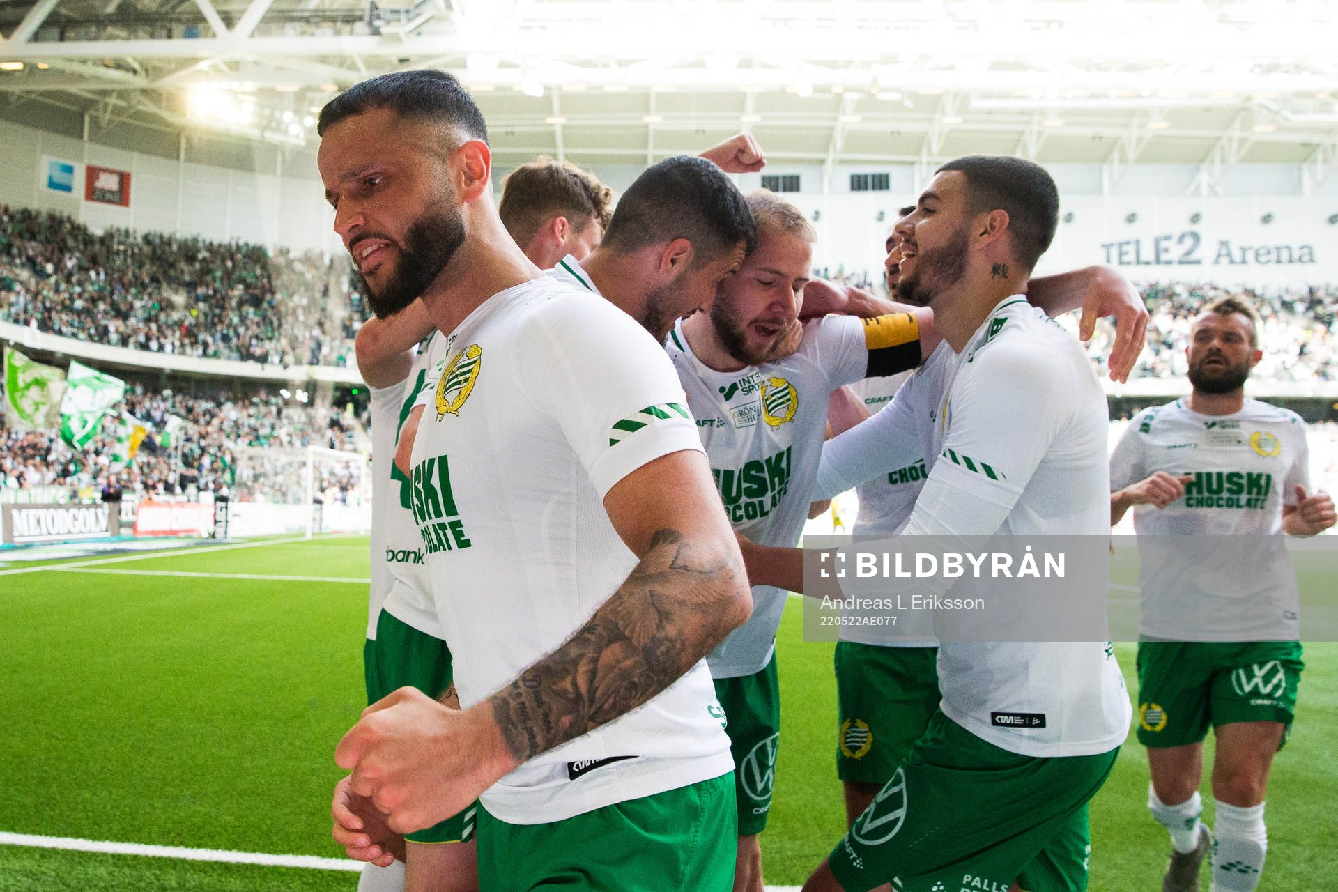 Hammarbys Mohanad Jeahze jublar