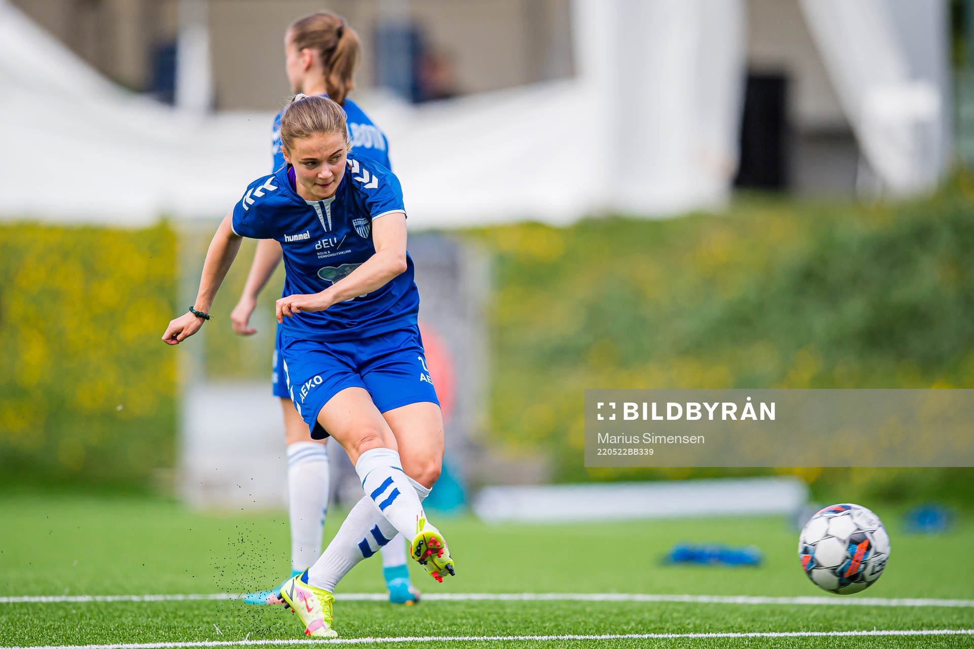 Eline Hegg Angrep of Kolbotn warms up