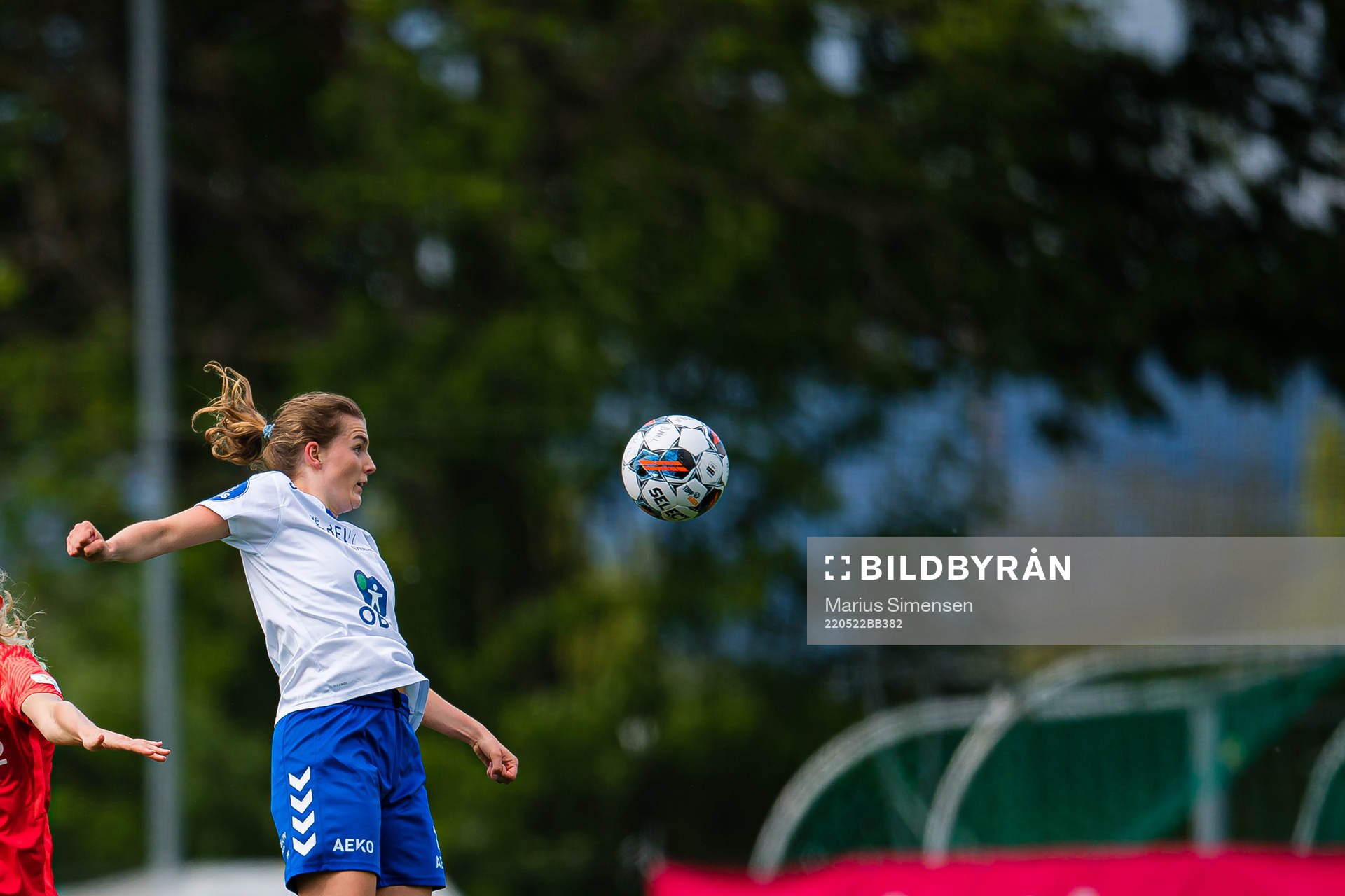 Julie Elise Hoff Klæboe of Kolbotn during the Toppserien football match between Kolbotn and Brann on May 22, 2022 in Oslo.