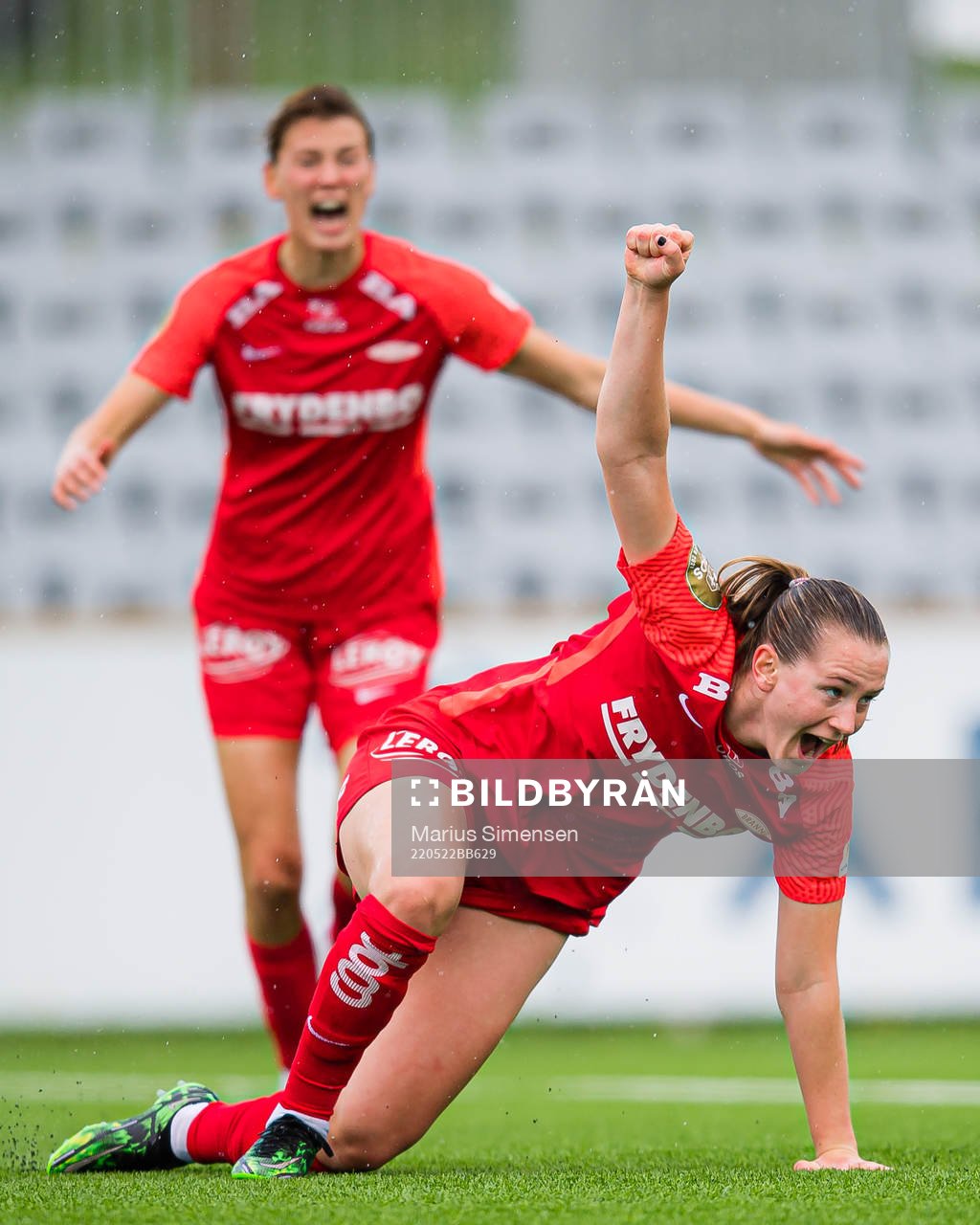 Elisabeth Terland of Brann celebrates