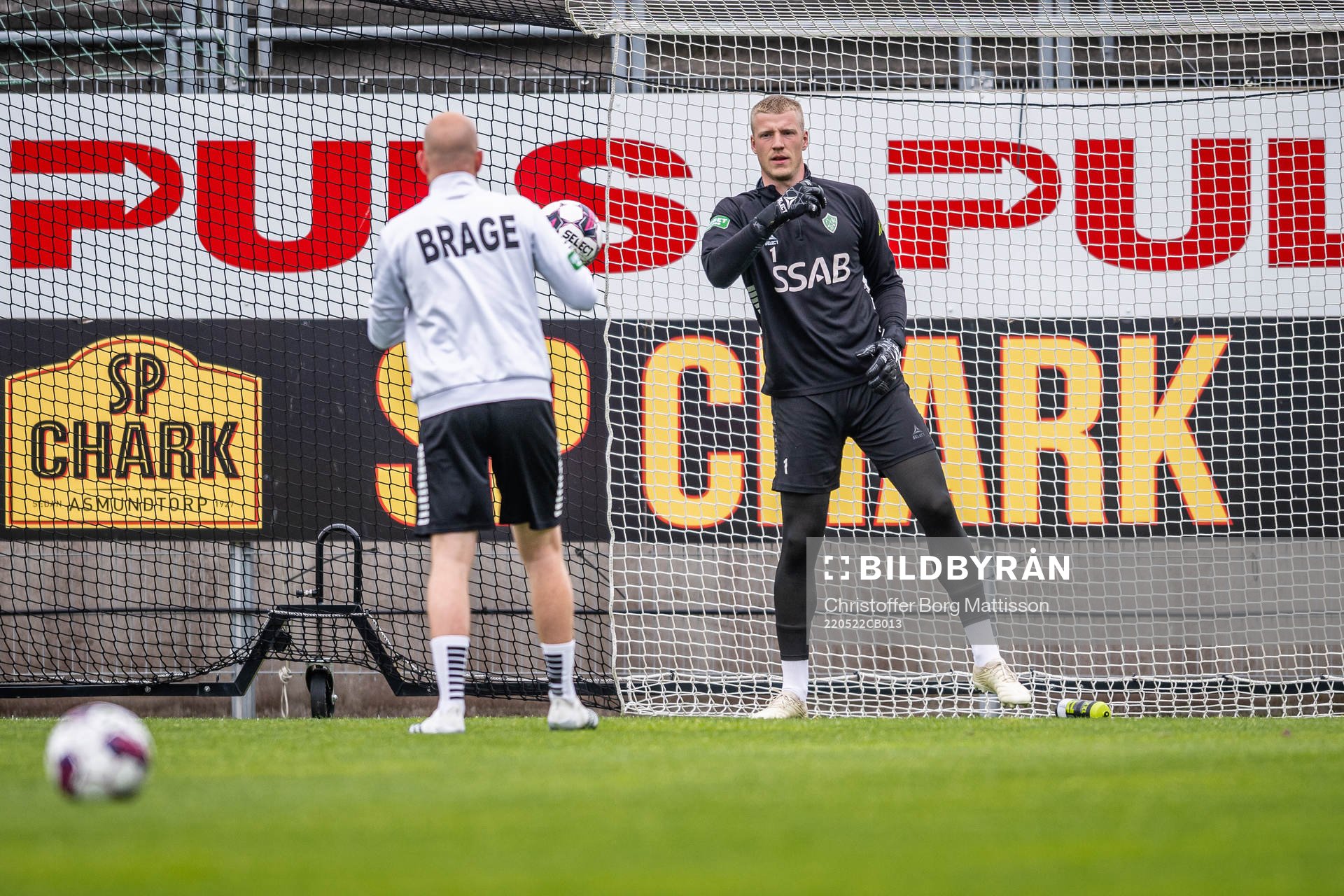 Brages målvakt Viktor Frodig