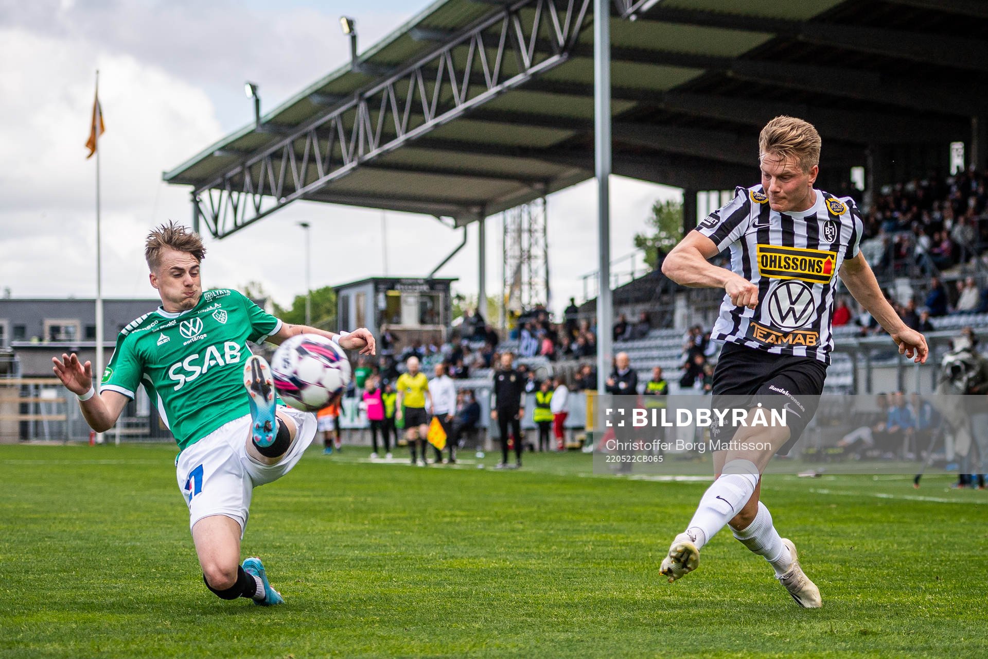 Brages Johan Arvidsson och Landskronas Jacob Blixt