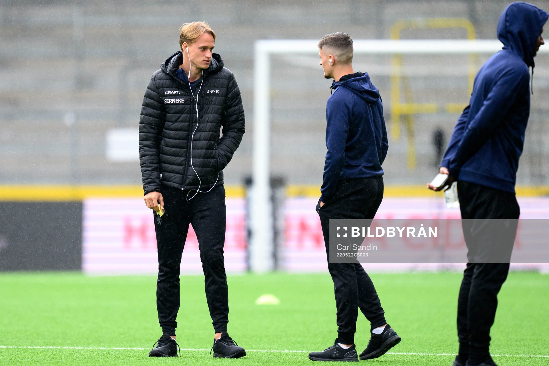 IFK Göteborgs Oscar Vilhelmsson innan fotbollsmatchen i