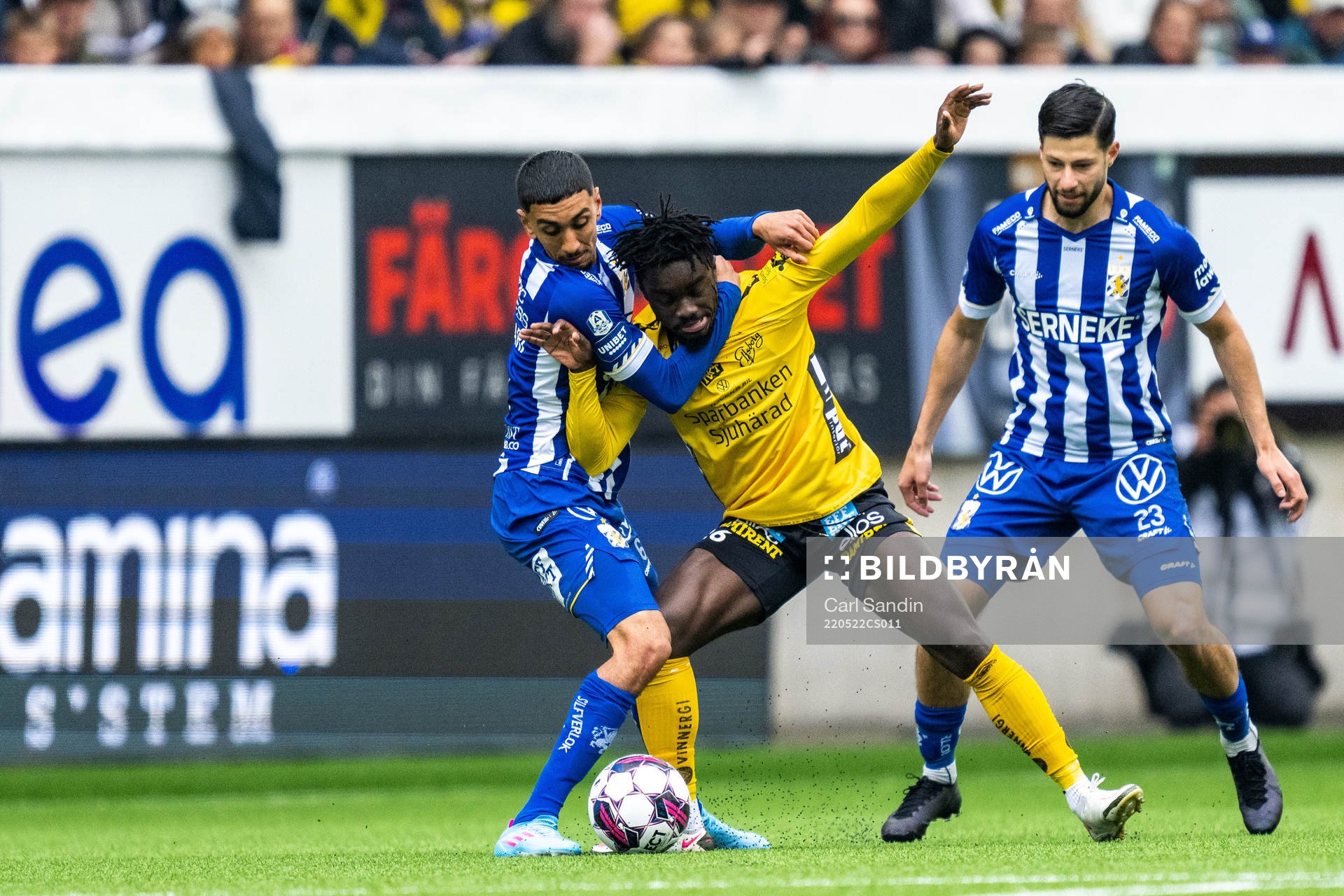 IFK Göteborgs Amir Al-Ammari och Elfsborgs Emmanuel Boateng