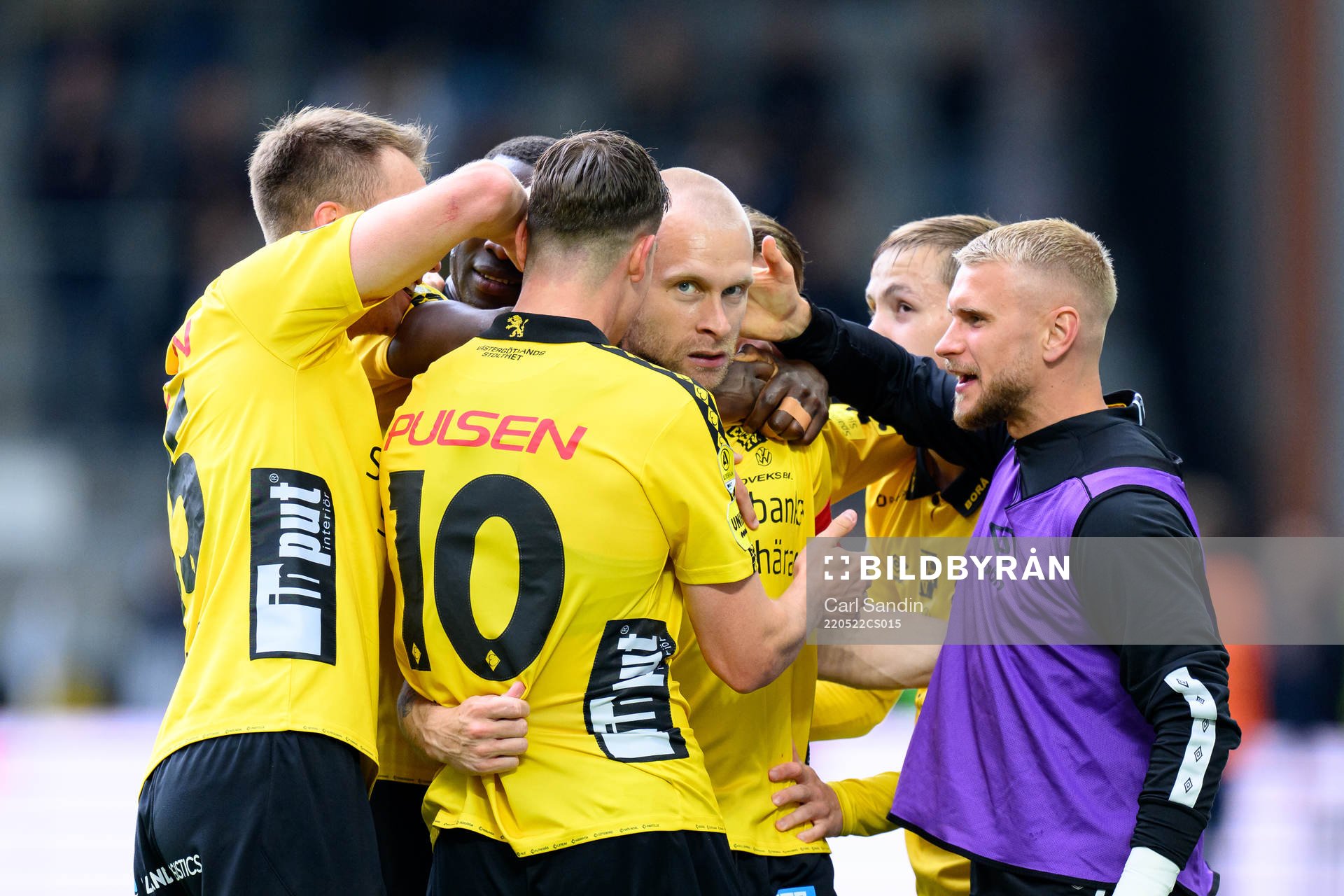 Elfsborgs Johan Larsson jublar