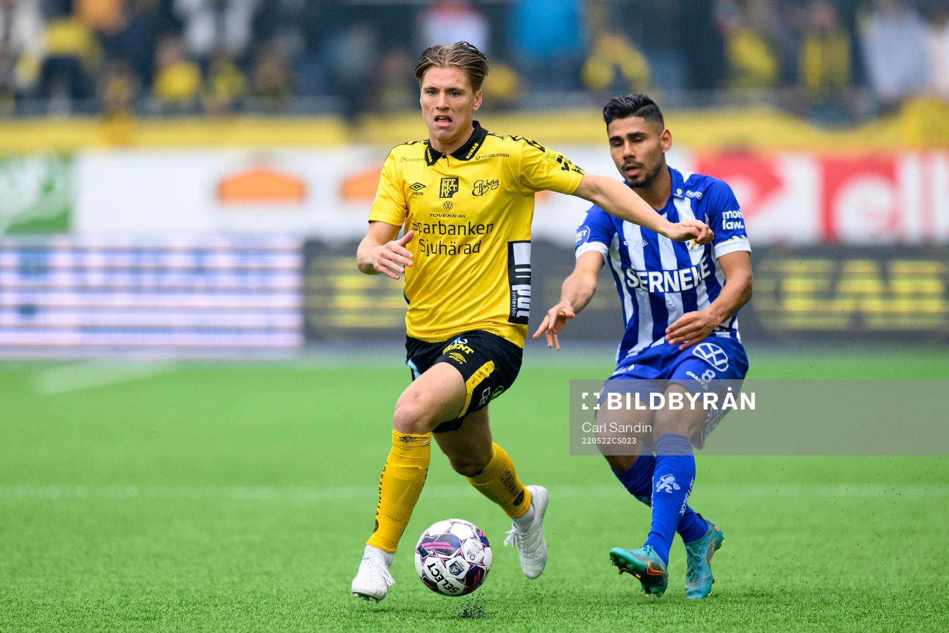 Elfsborgs Oliver Zandén och IFK Göteborgs Hosam Aiesh