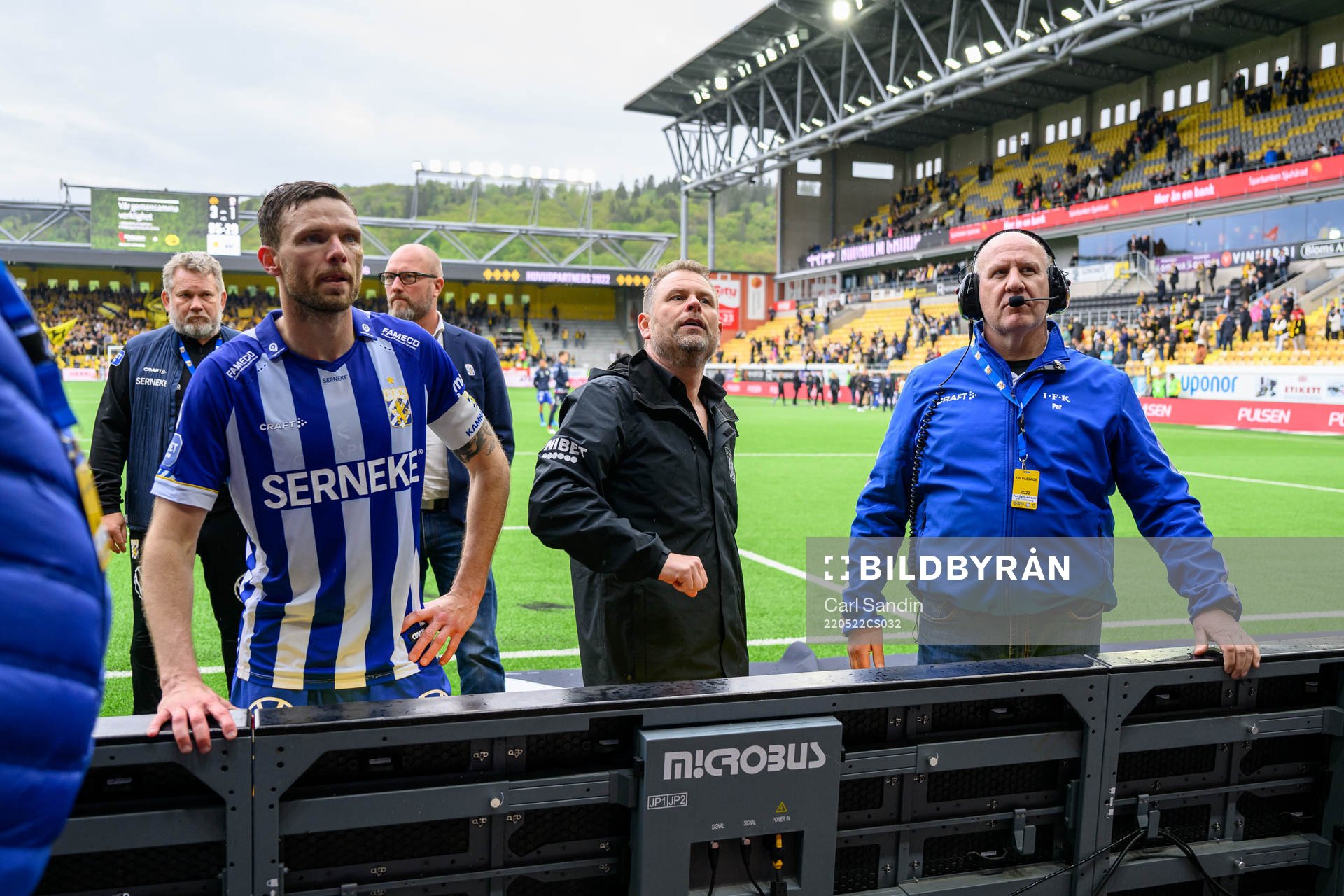 IFK Göteborgs Marcus Berg och tränare Mikael Stahre