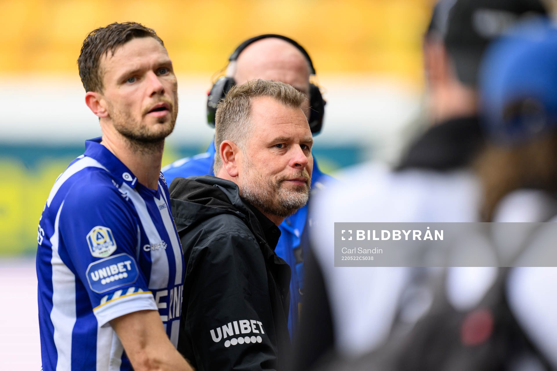 IFK Göteborgs Marcus Berg och tränare Mikael Stahre