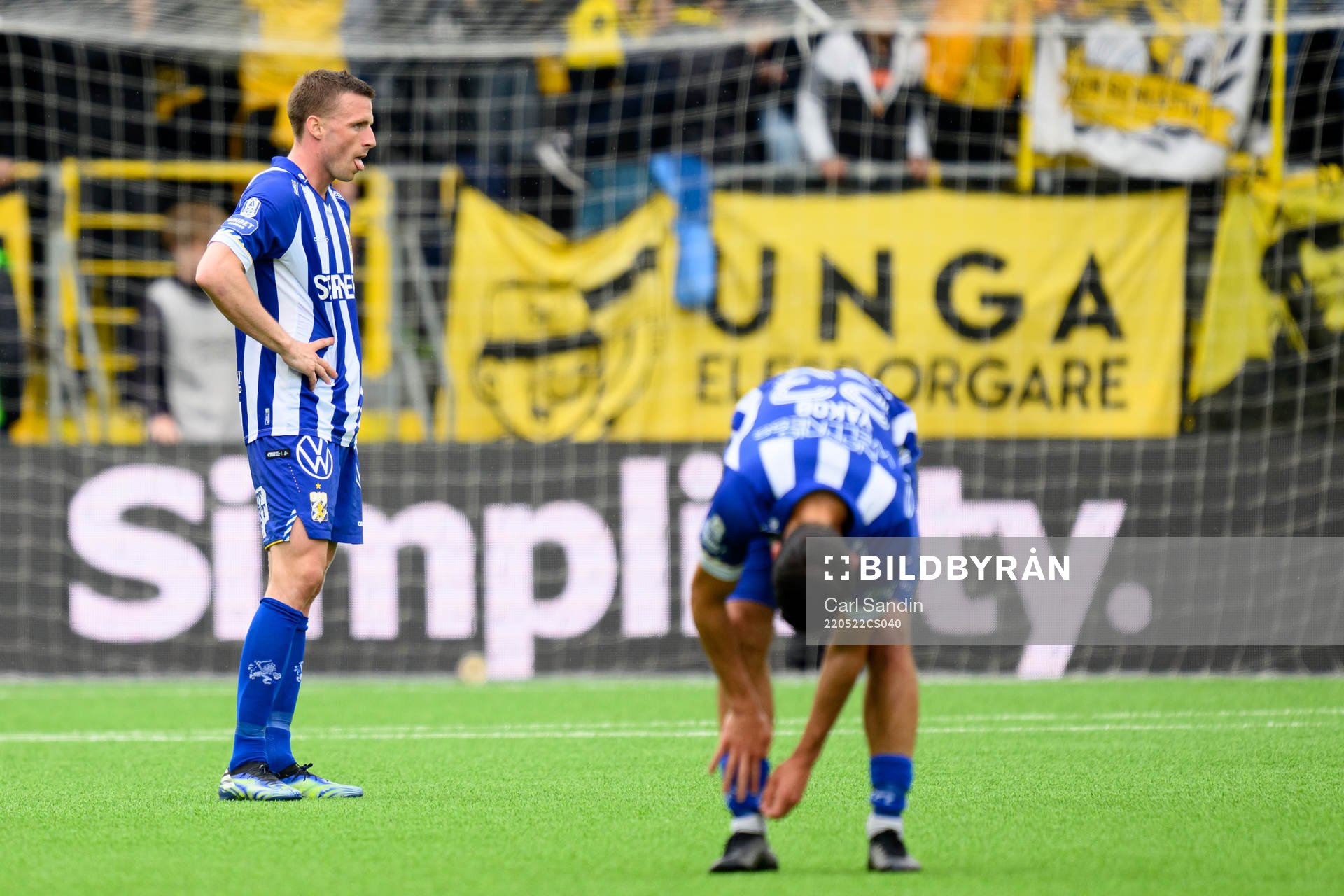 IFK Göteborgs Carl Johansson deppar