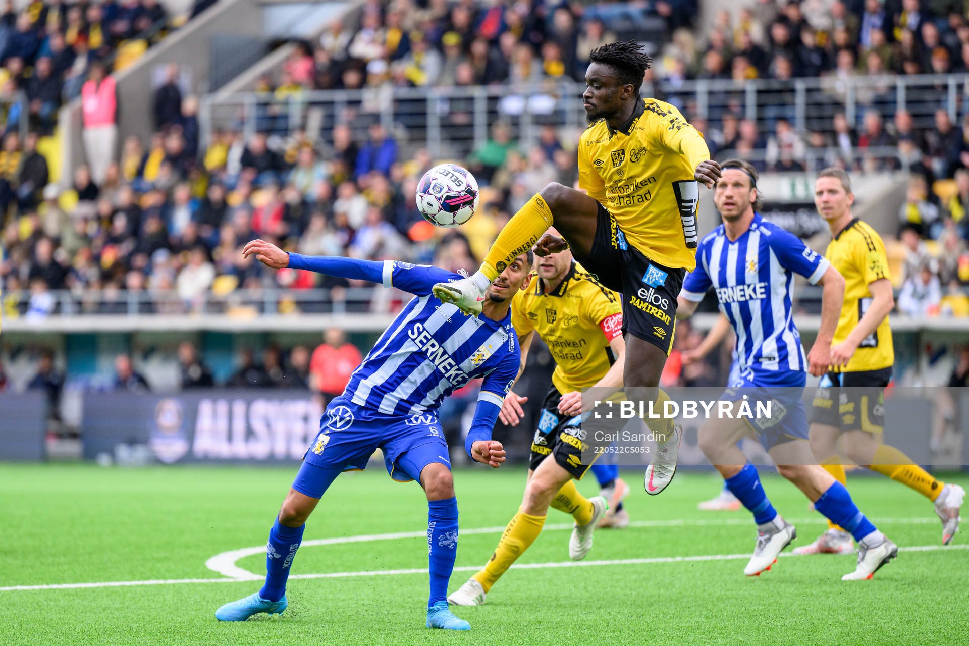 IFK Göteborgs Amir Al-Ammari och Elfsborgs Emmanuel Boateng