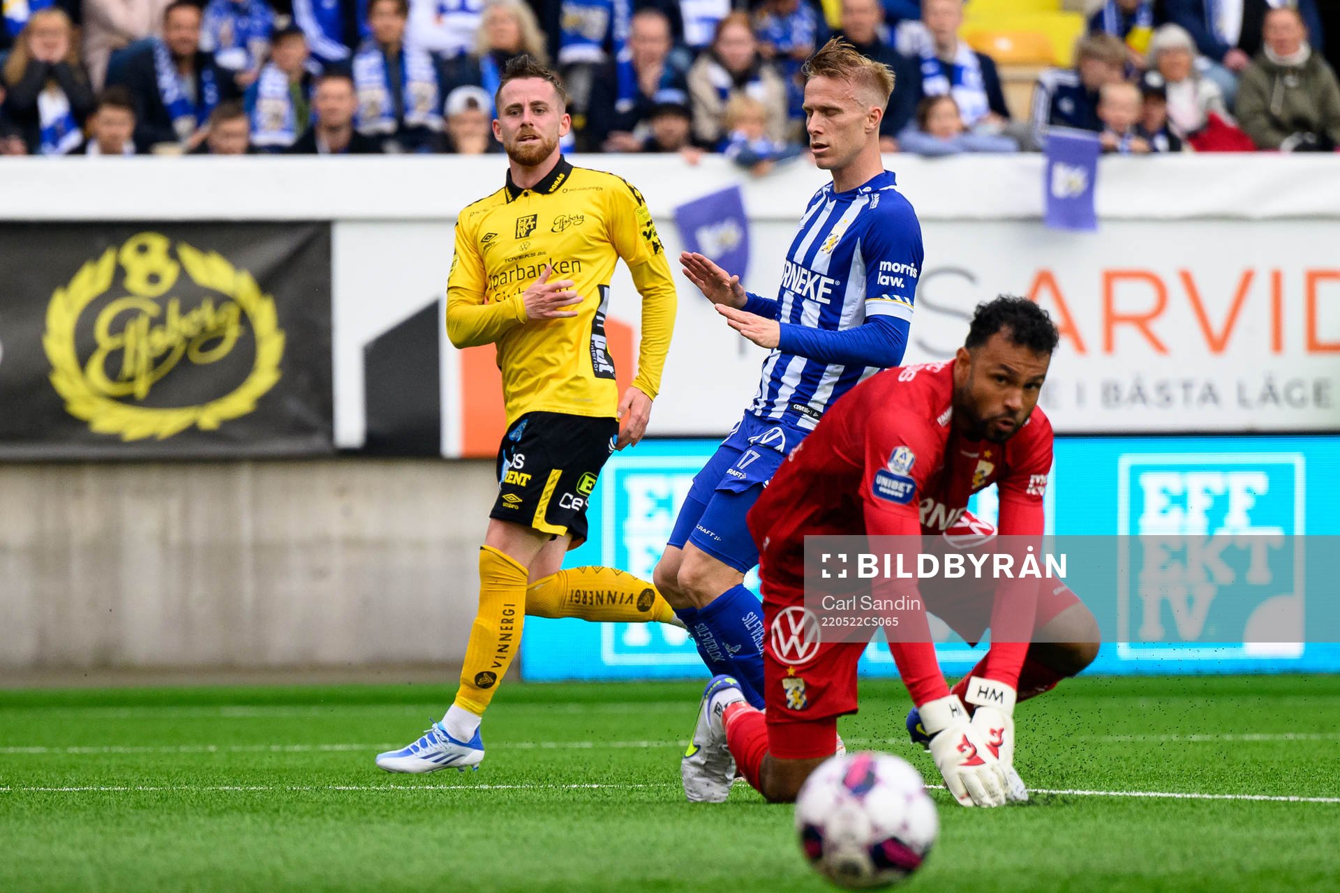 Elfsborgs Rasmus Alm, IFK Göteborgs Oscar Wendt och