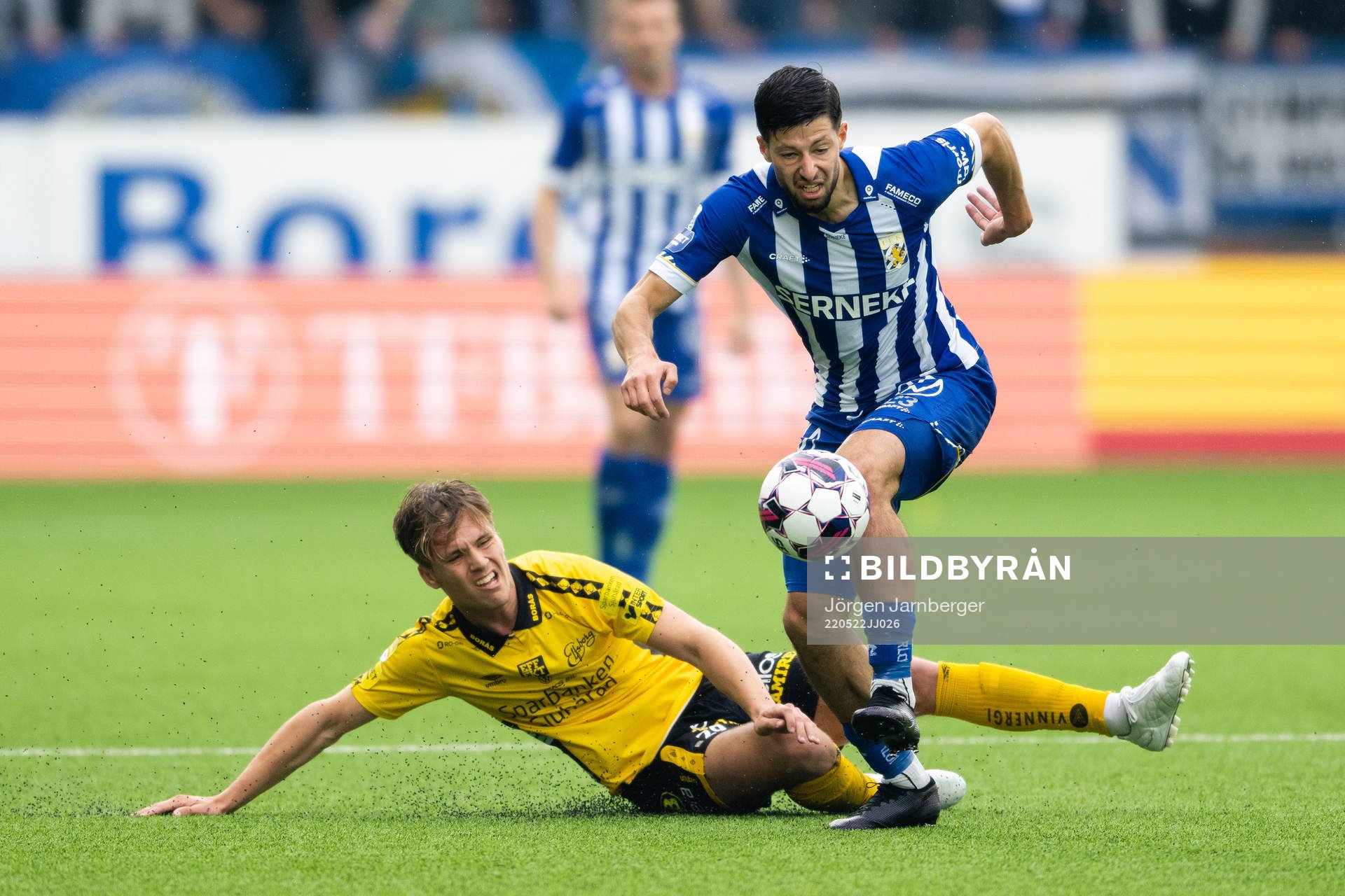 Elfsborgs Oliver Zandén och IFK Göteborgs Kevin Yakob