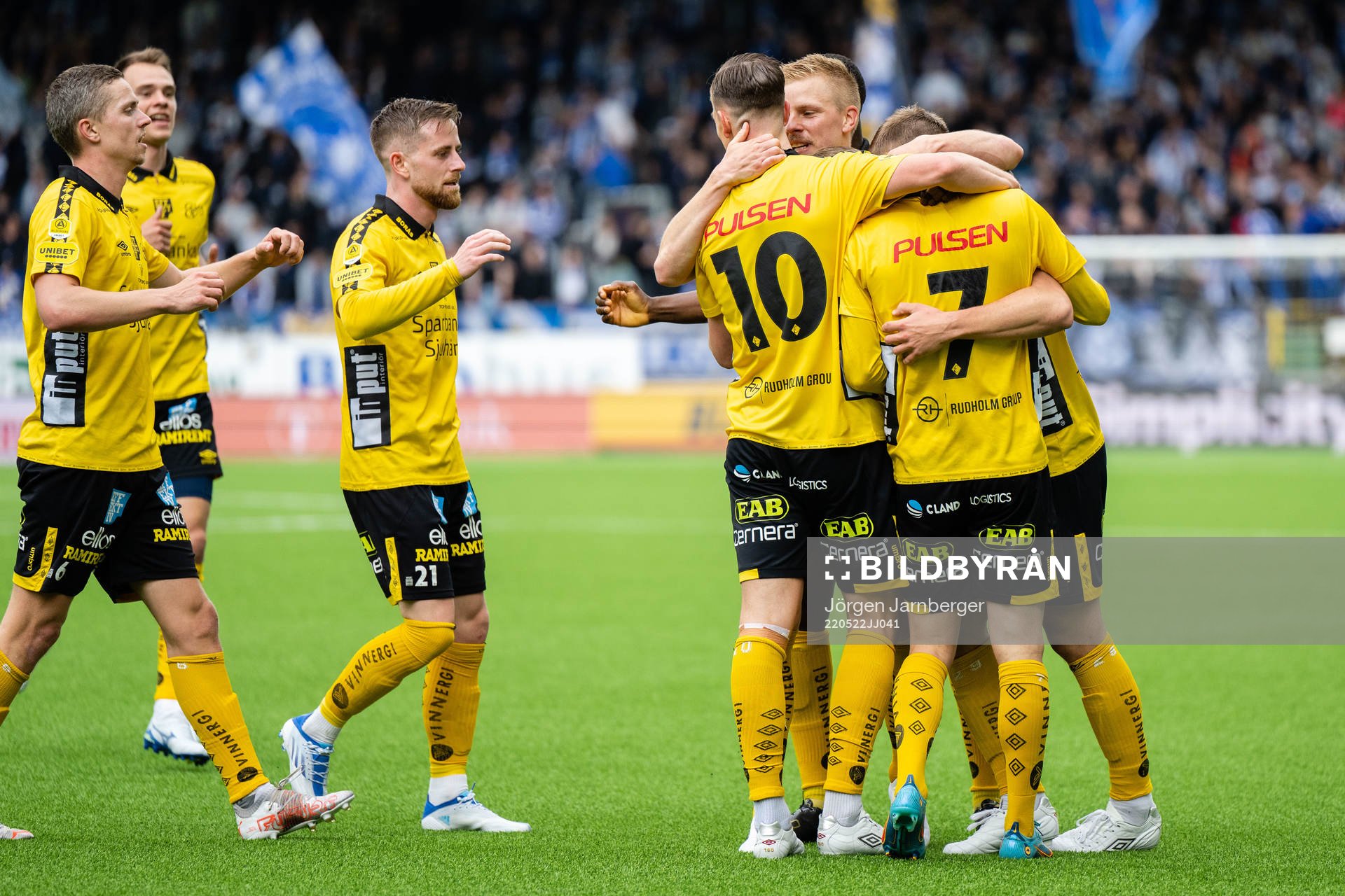 Elfsborgs spelare jublar