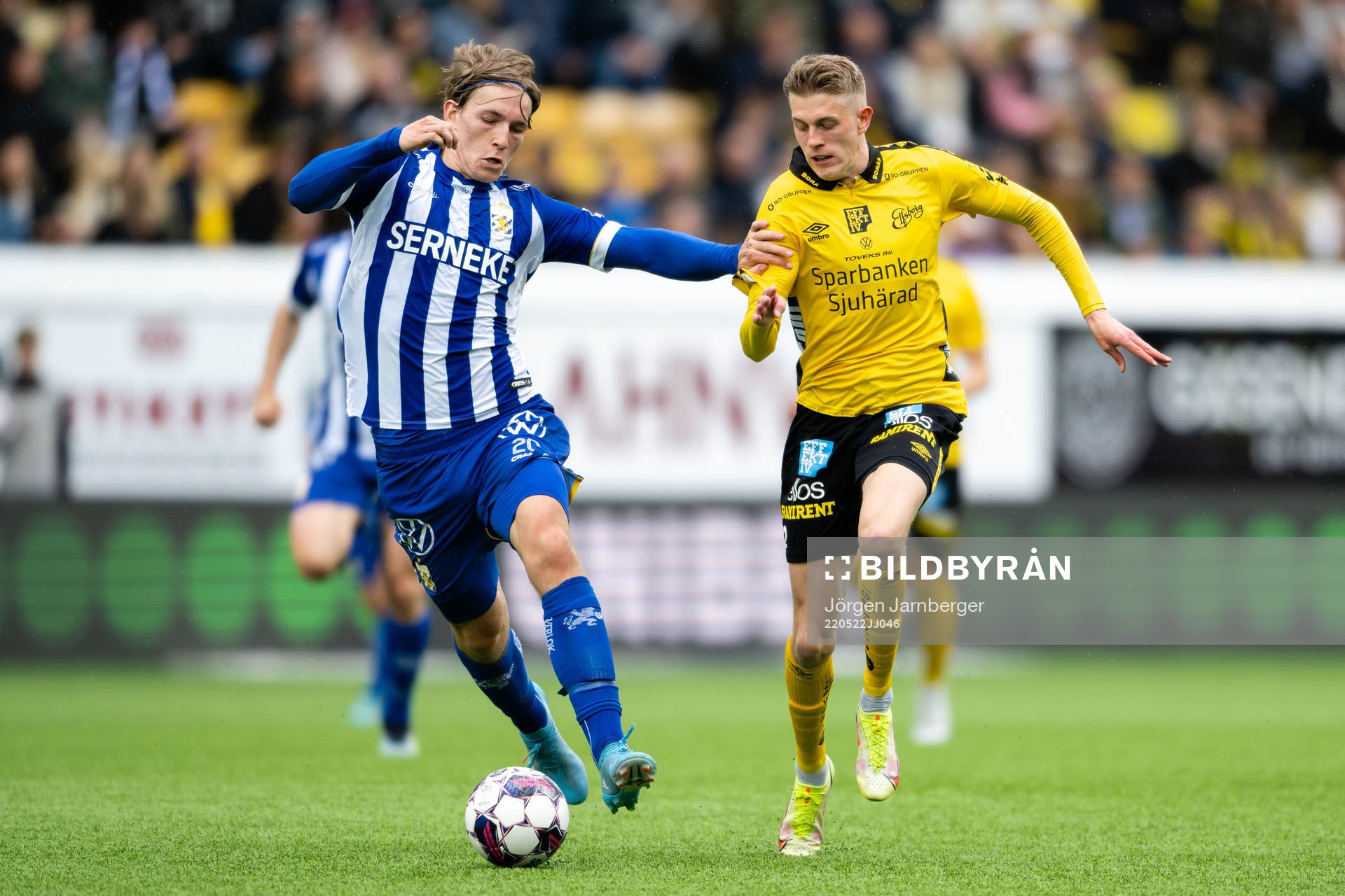 IFK Göteborgs Johan Bångsbo och Elfsborgs Alexander