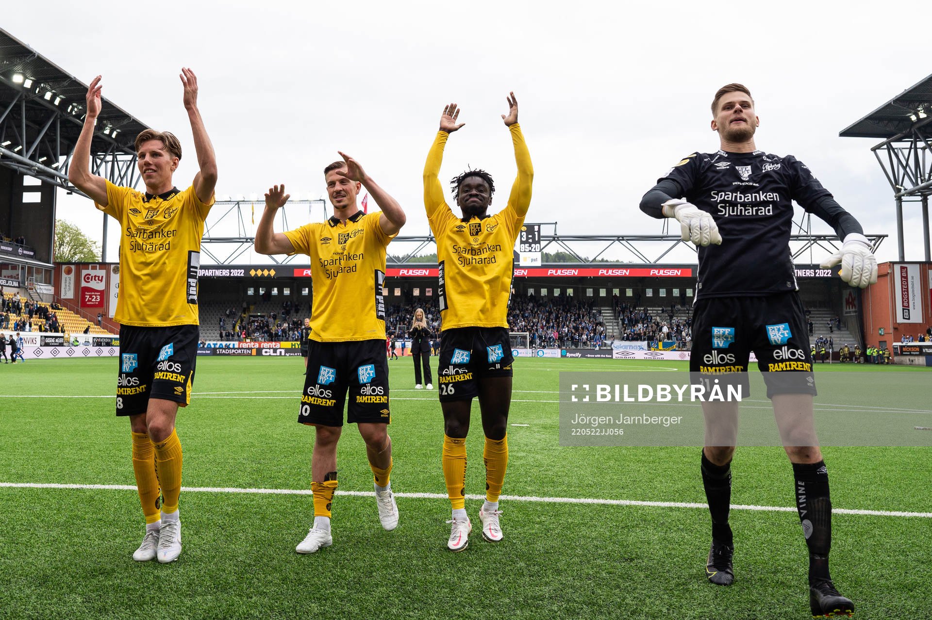 Elfsborgs spelare jublar