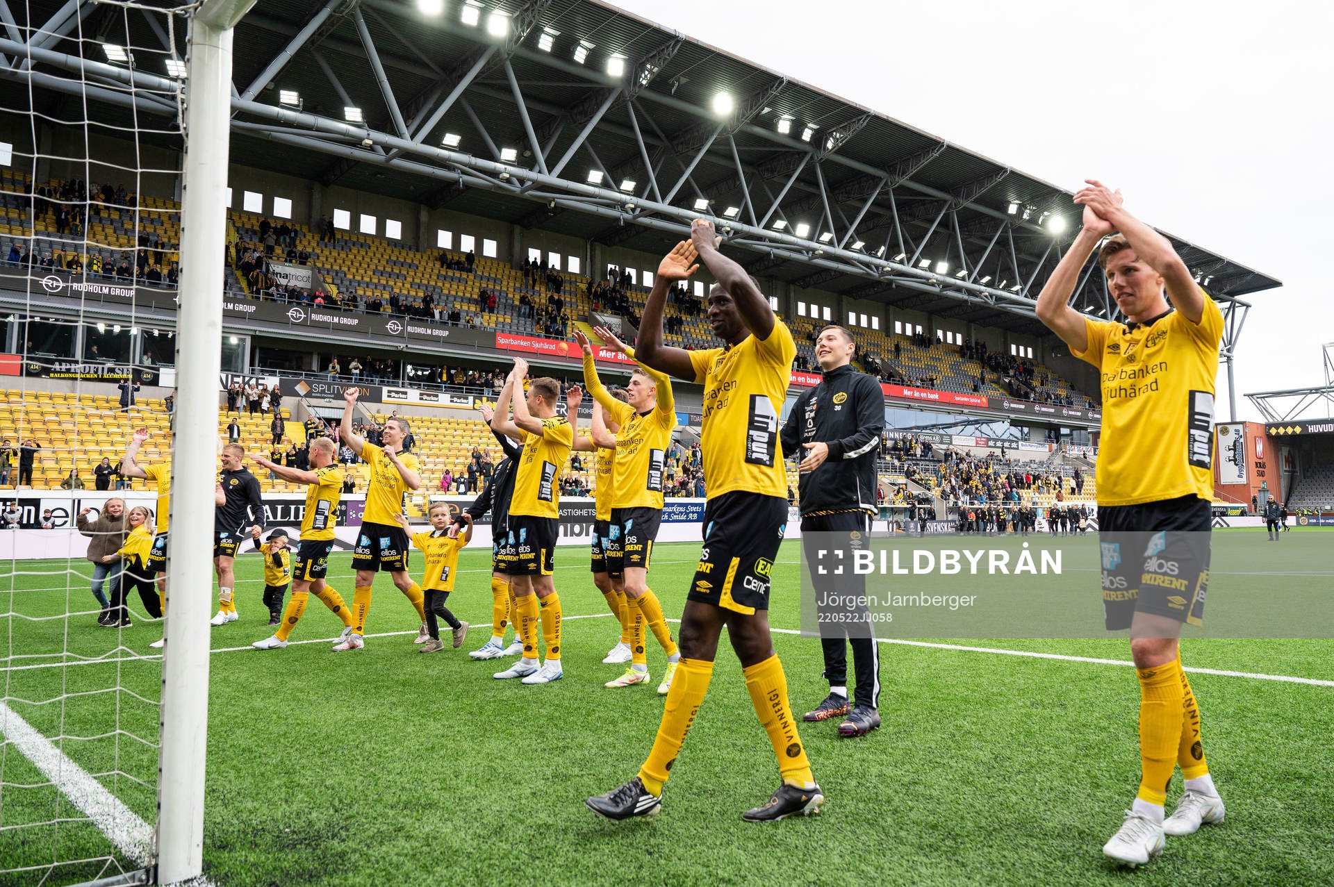 Elfsborgs spelare jublar