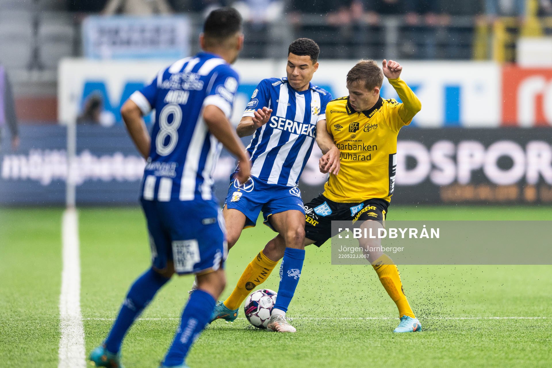 IFK Göteborgs Alexander Jallow och Elfsborgs Jacob Ondrejka