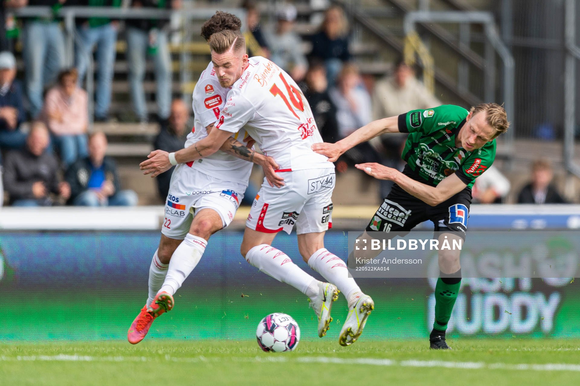 Degerfors Rasmus Örqvist ochVarbergs Alexander Johansson