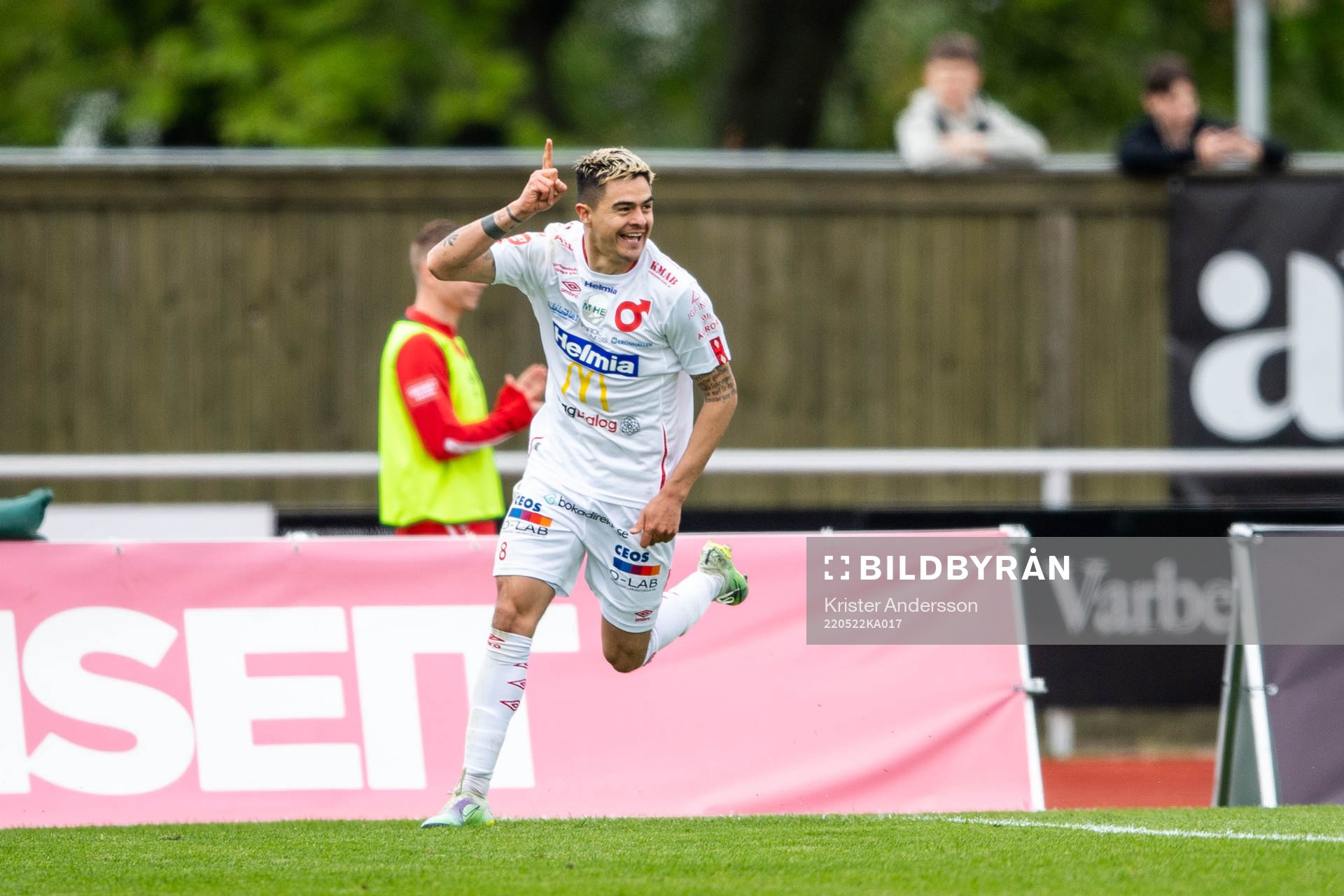 Degerfors Diego Campos jublar