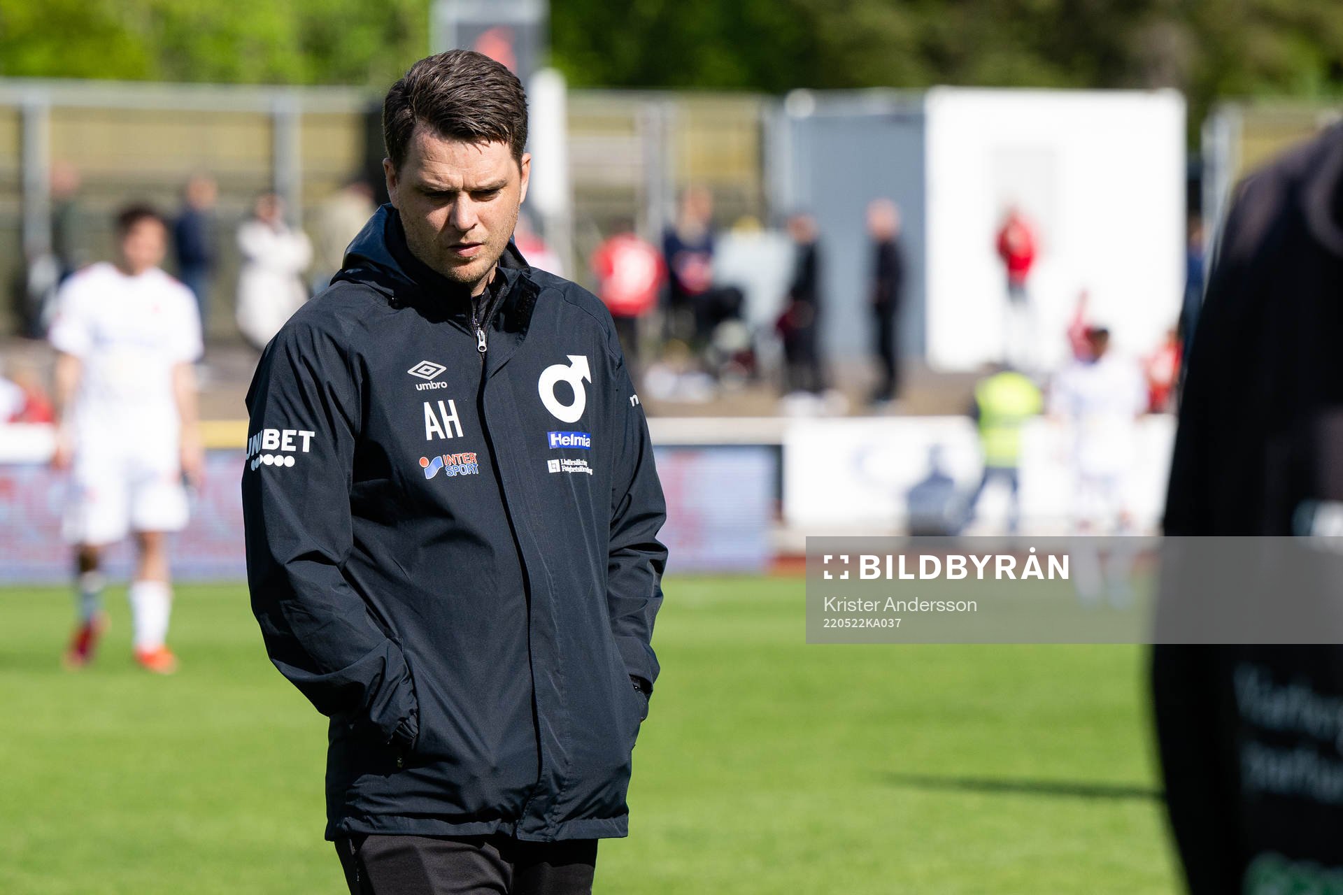 Degerfors tränare Andreas Holmberg deppar