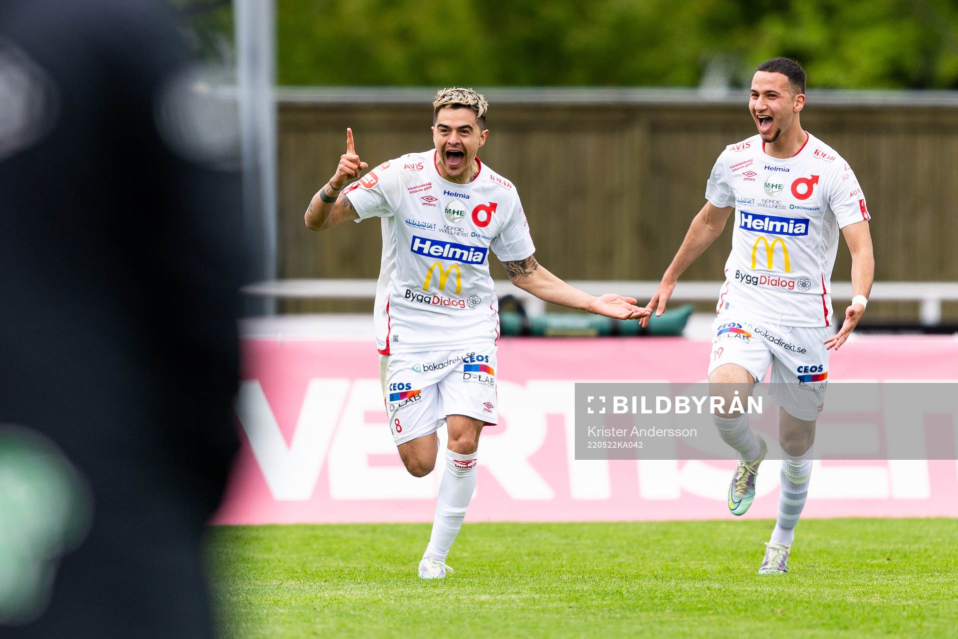 Degerfors Diego Campos jublar