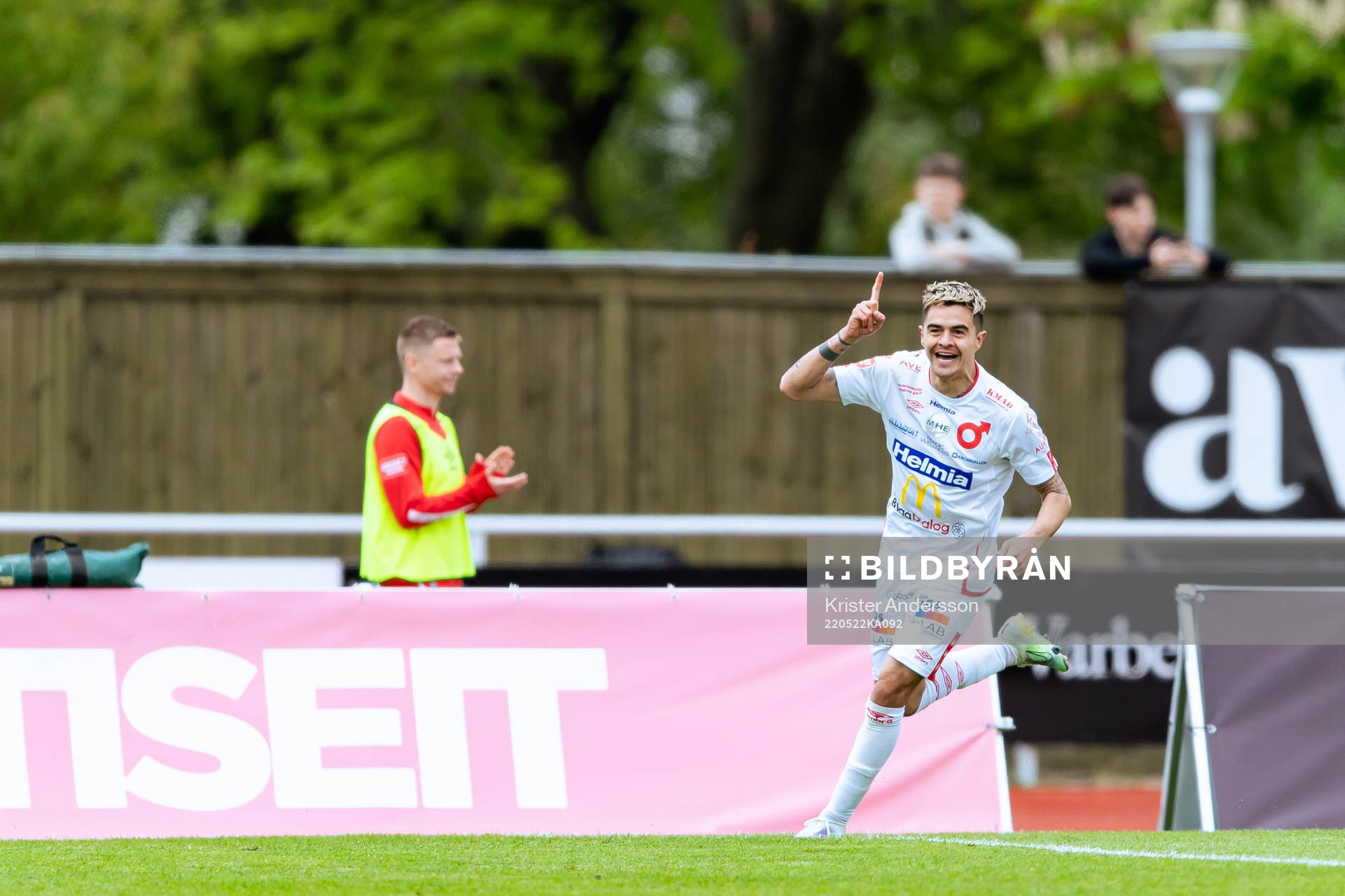 Degerfors Diego Campos jublar