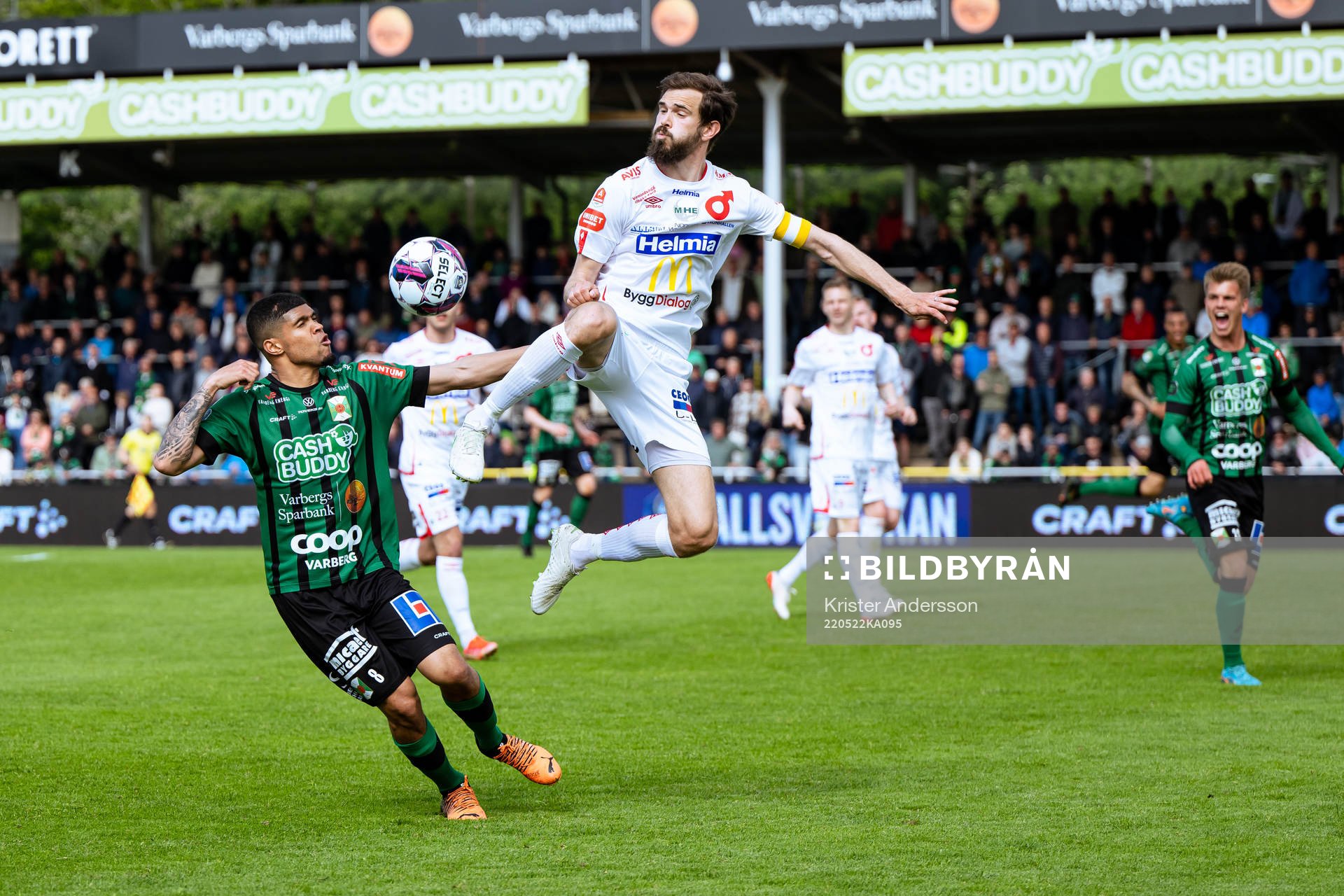 Varbergs Luke Le Roux och Degerfors Sebastian Ohlsson