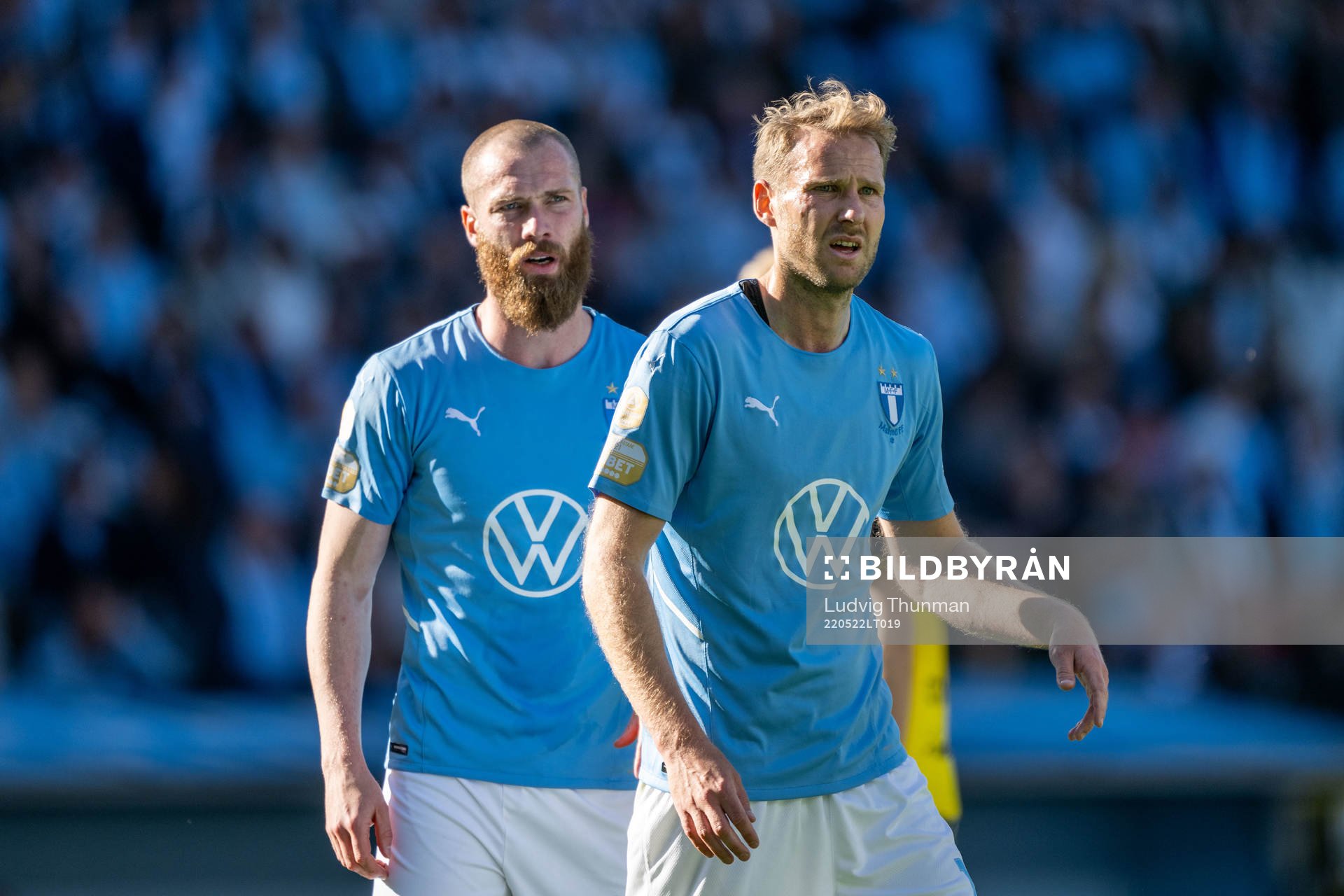Malmö FFs Jo Inge Berget och Ola Toivonen