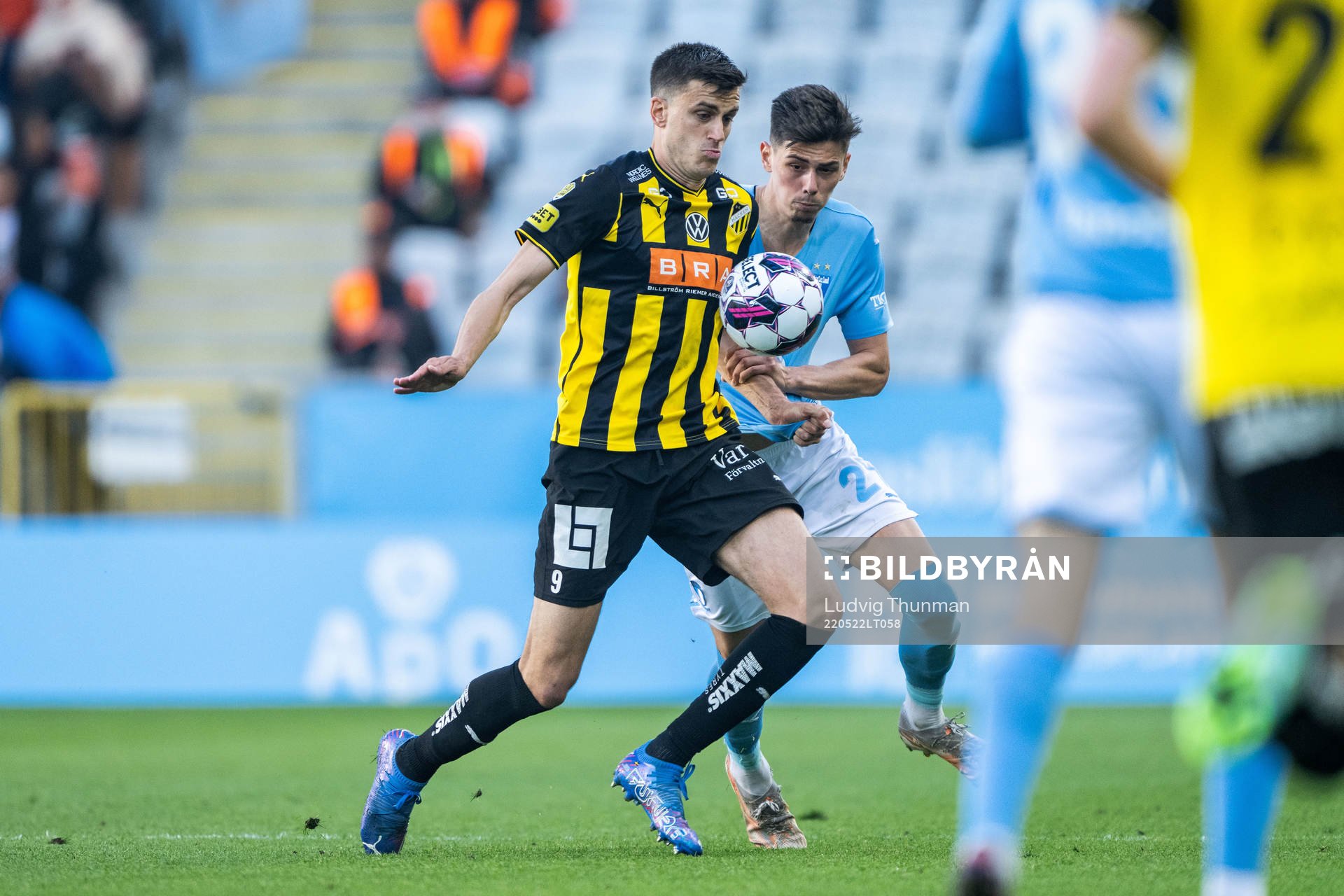 Häckens Alexander Jeremejeff och Malmö FFs Dennis