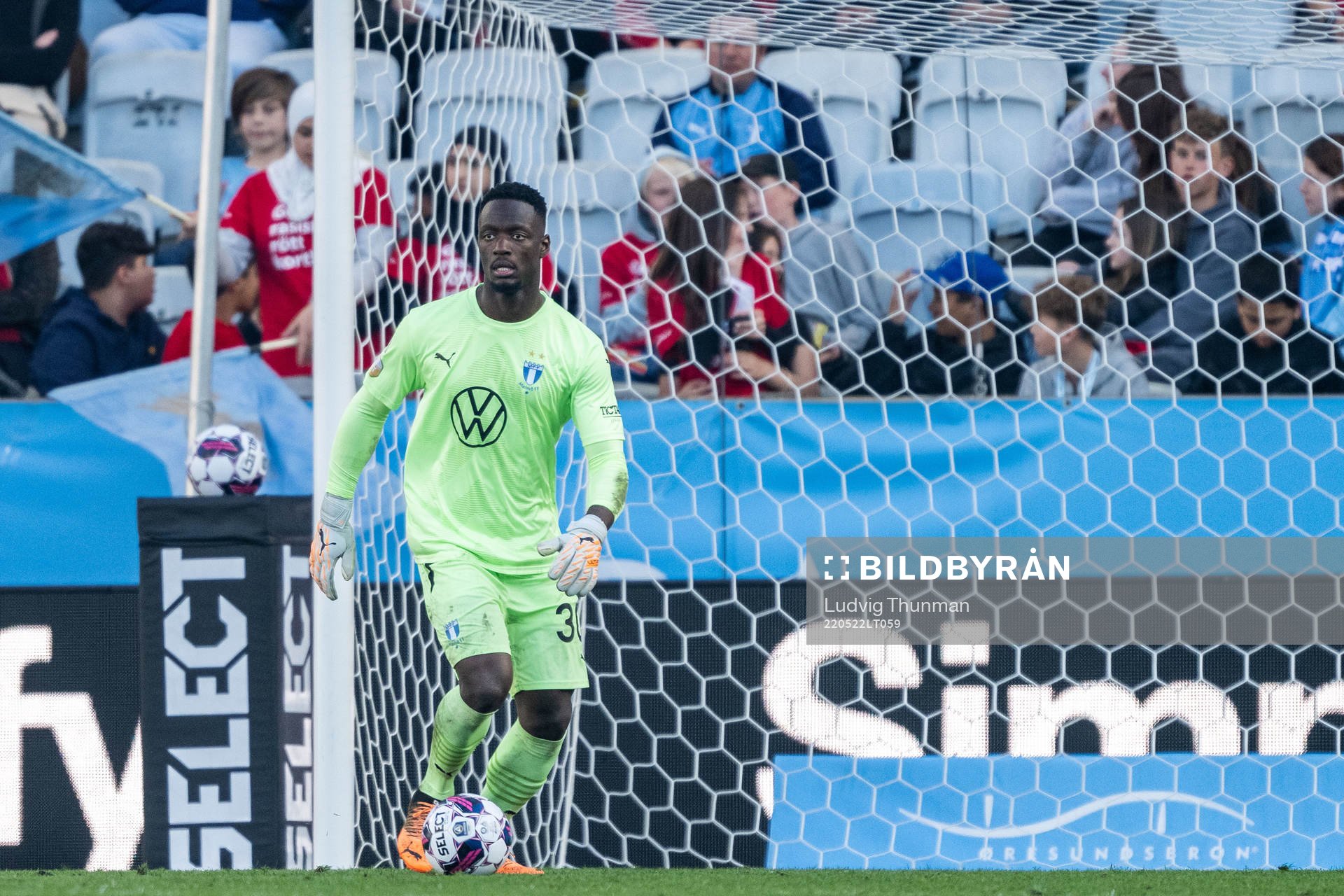 Malmö FFs målvakt Ismael Diawara