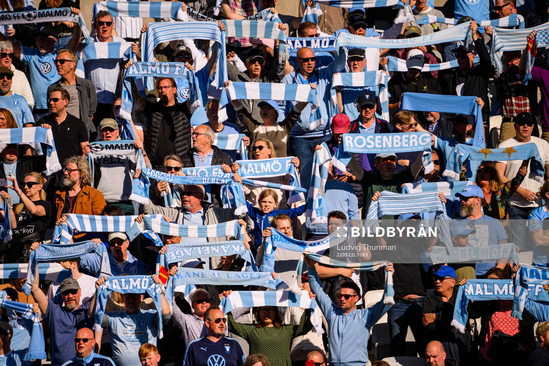 under fotbollsmatchen i Allsvenskan mellan Malmö FF och