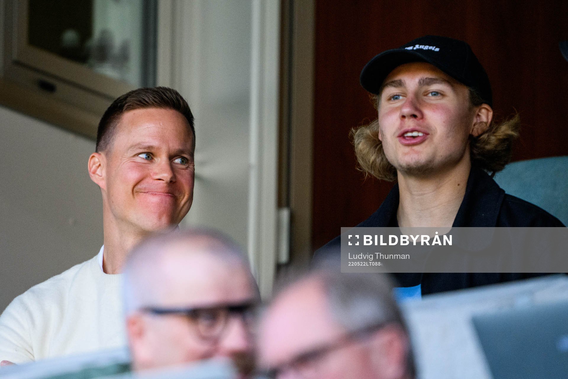 Malmö FFs Niklas Moisander och Sebastian Nanasi på