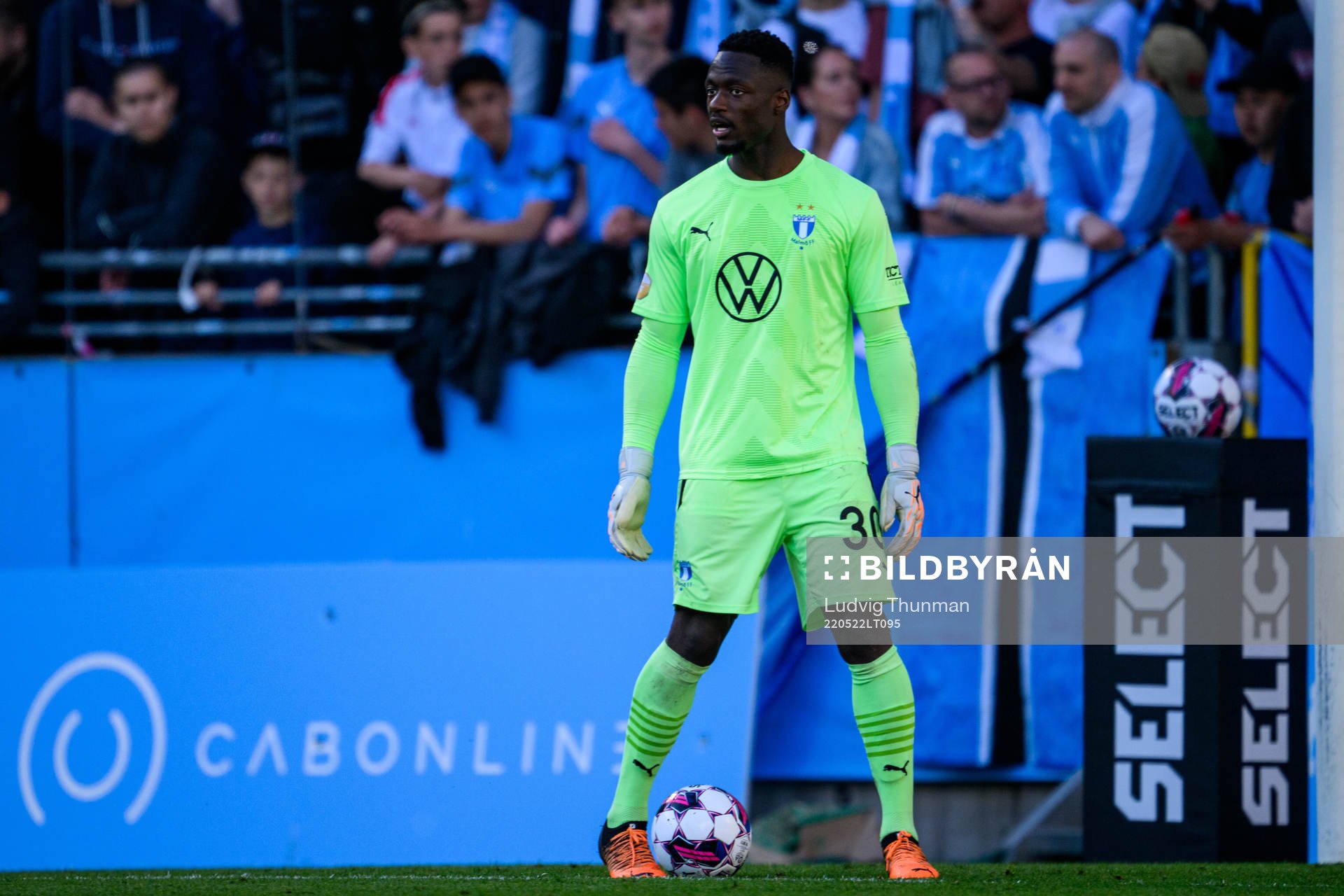 Malmö FFs målvakt Ismael Diawara