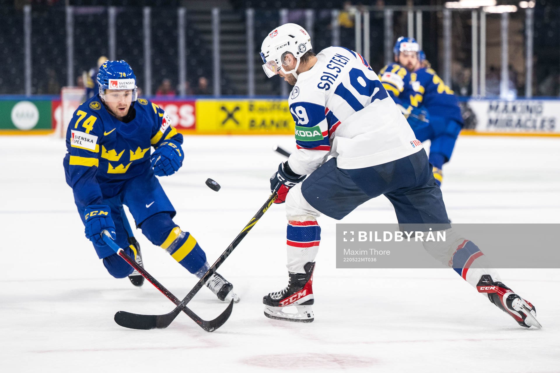 Rasmus Asplund of Sweden and Eirik Salsten of Norway