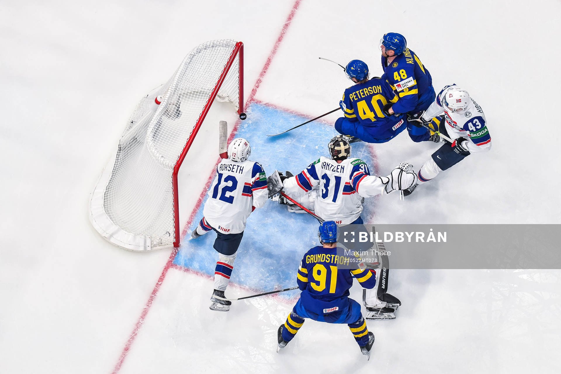 Jacob Peterson of Sweden scores 3-0
