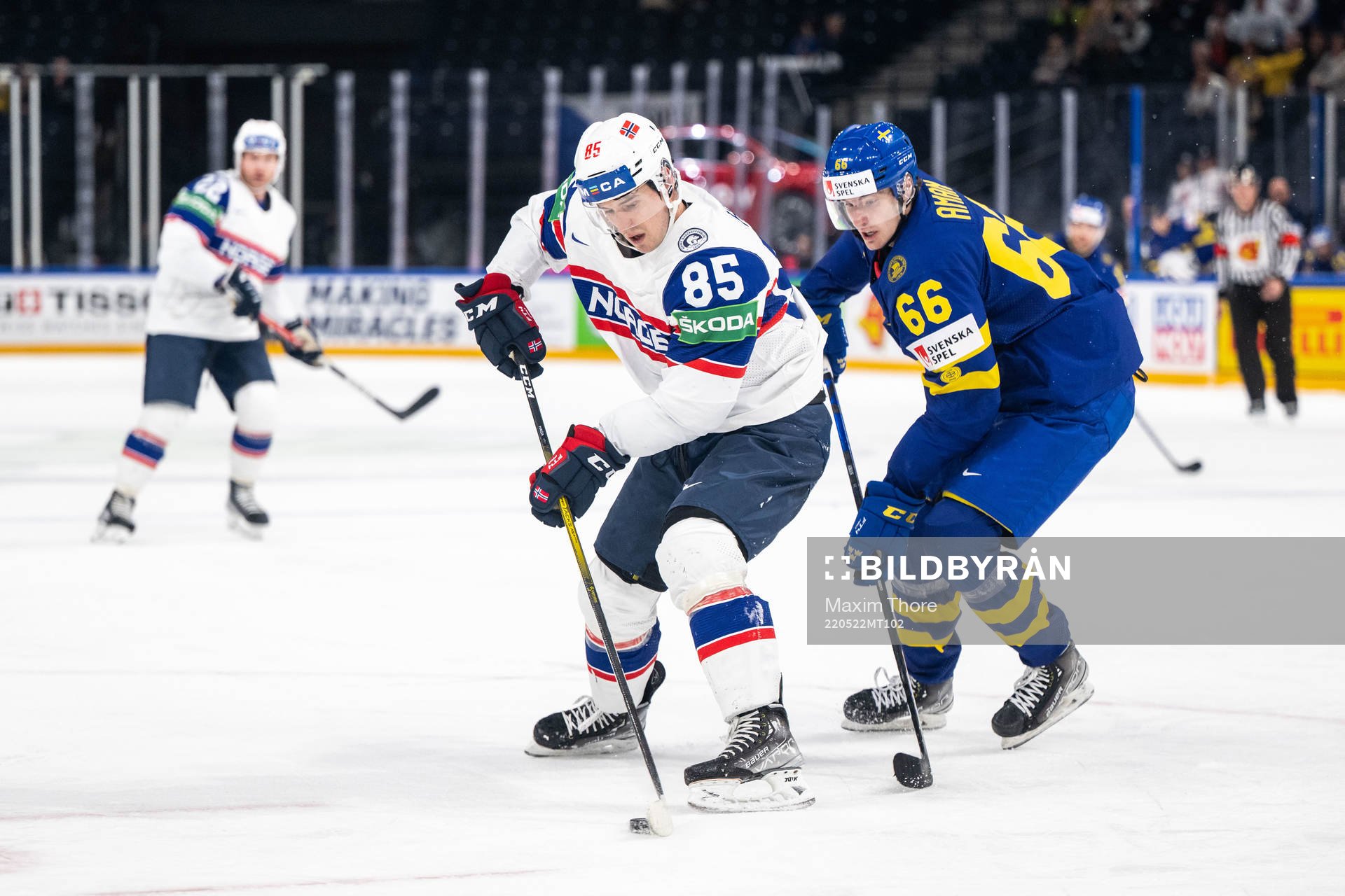 Michael Haga of Norway and Nils Åman of Sweden