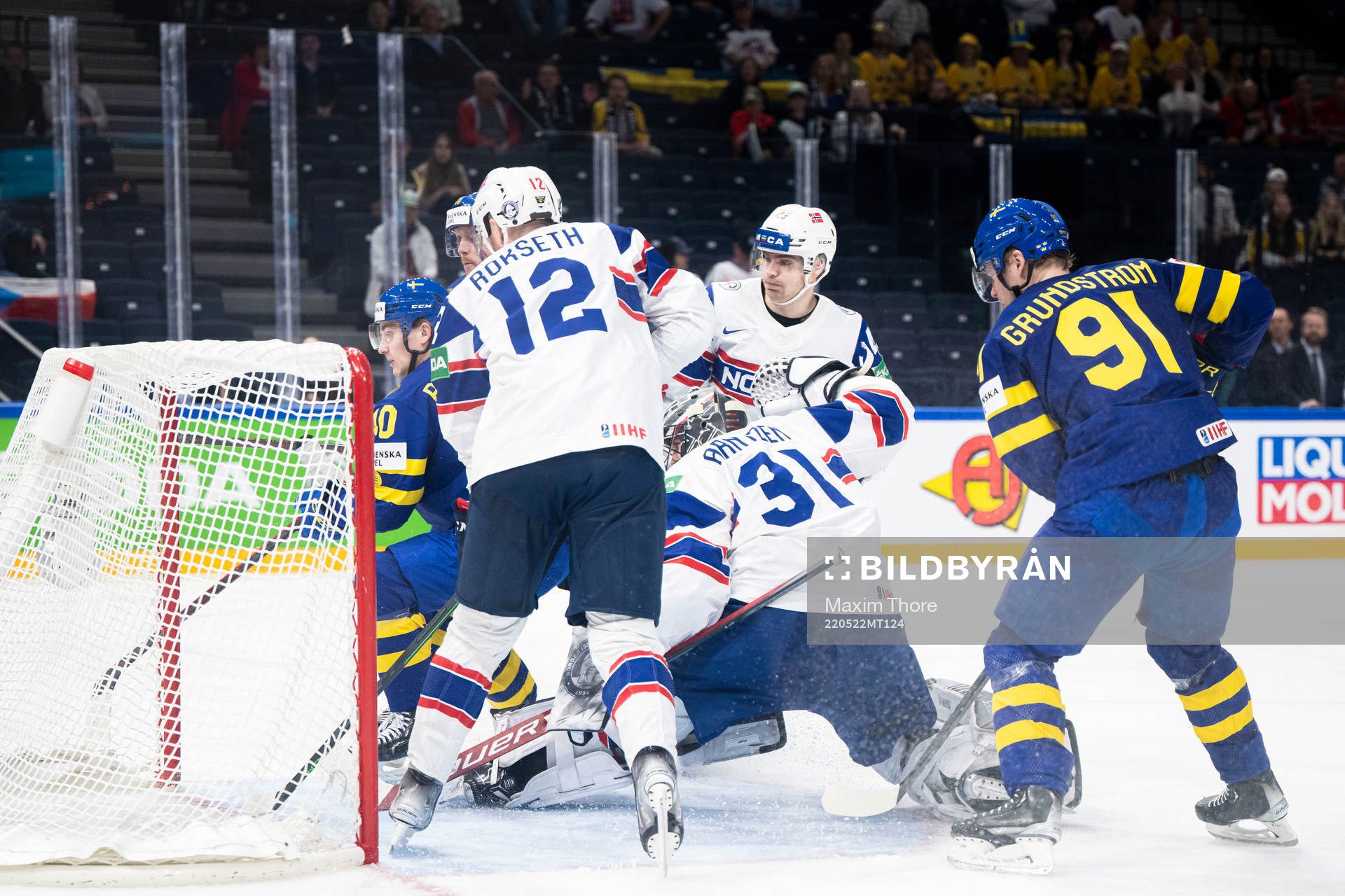 Jacob Peterson of Sweden scores 3-0
