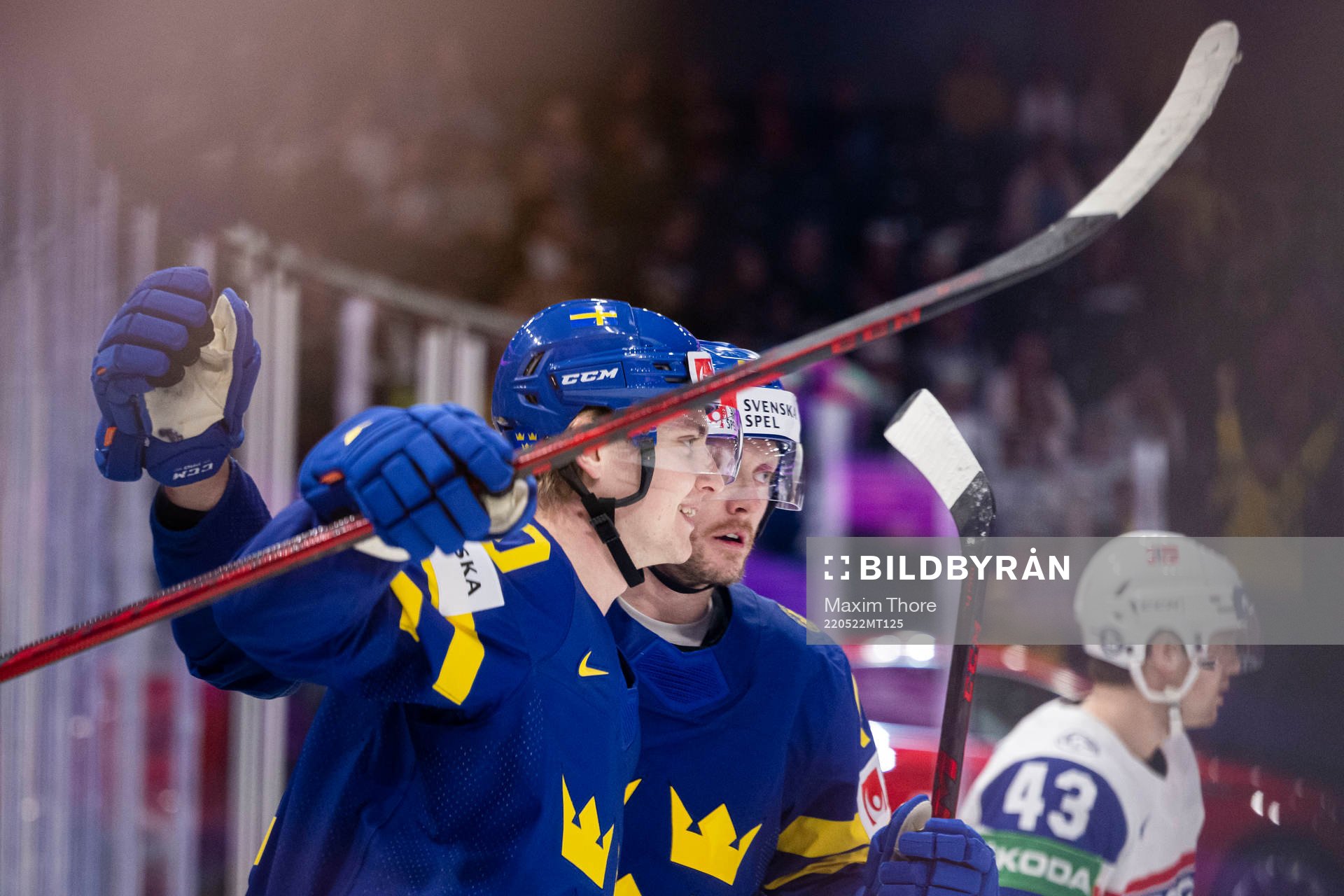 Jacob Peterson of Sweden celebrates