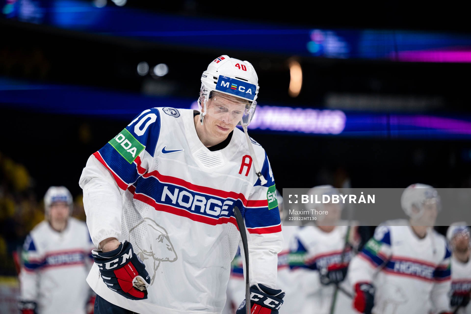 Christian Kåsastul of Norway looks dejected